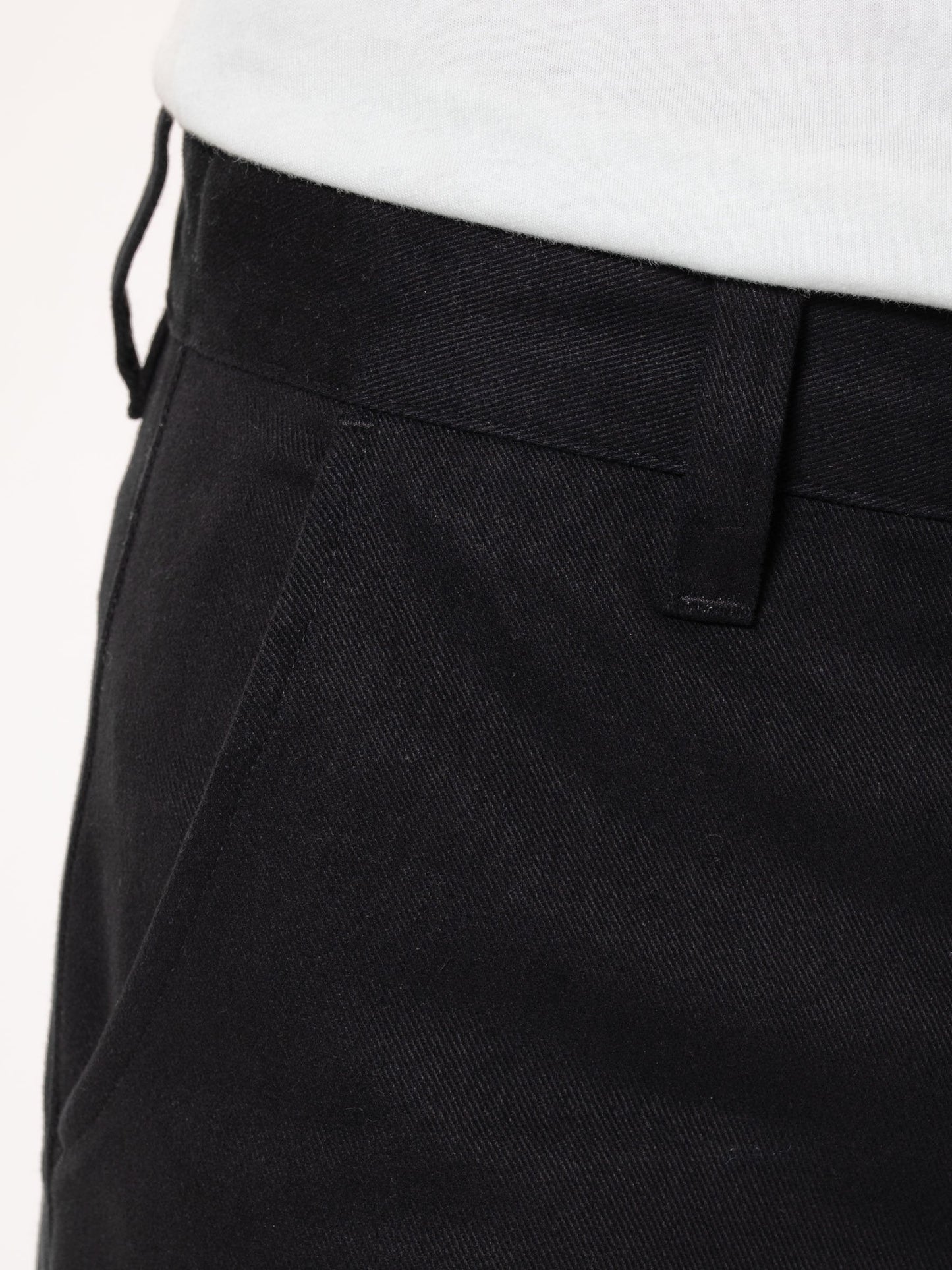 Pantalon large en sergé de coton bio | Noir "tuff tony pants black"