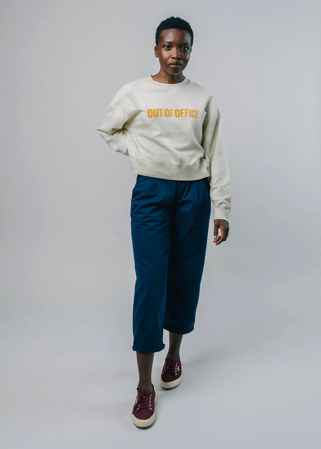 Sweat | gris "Out of office sweatshirt - grey"