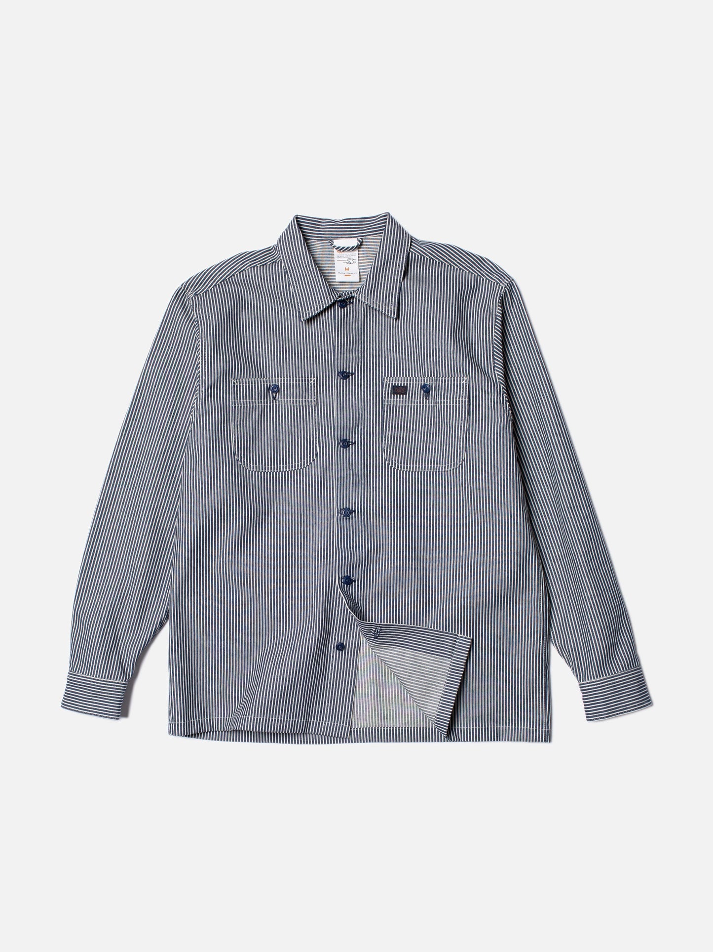 Chemise rayée en coton bio - vincent hickory stripe denim