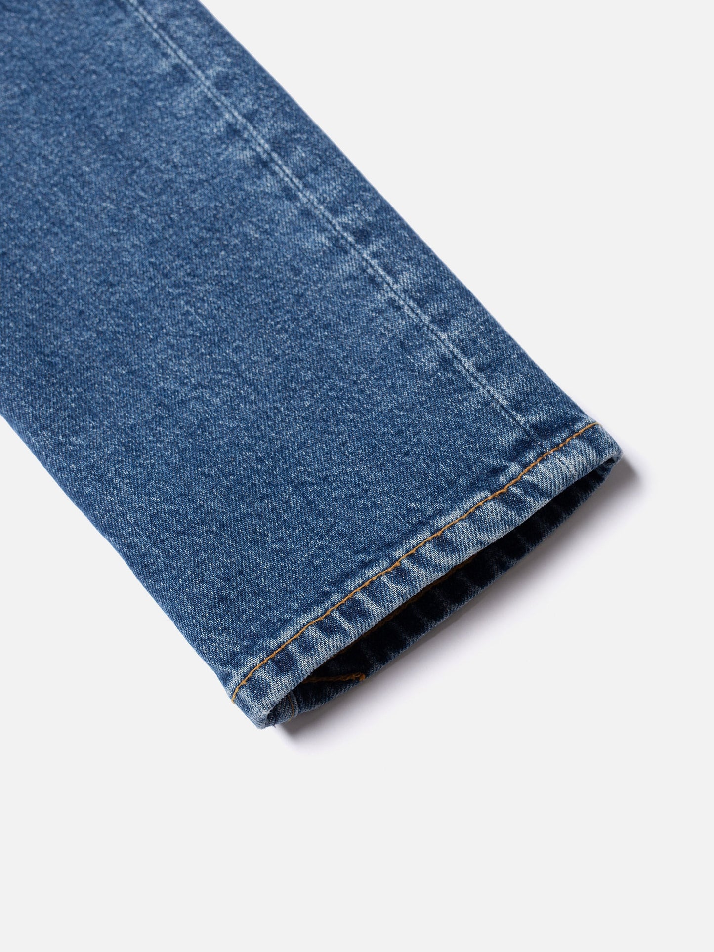 Jean slim en coton bio | bleu "mellow mae blue mud"