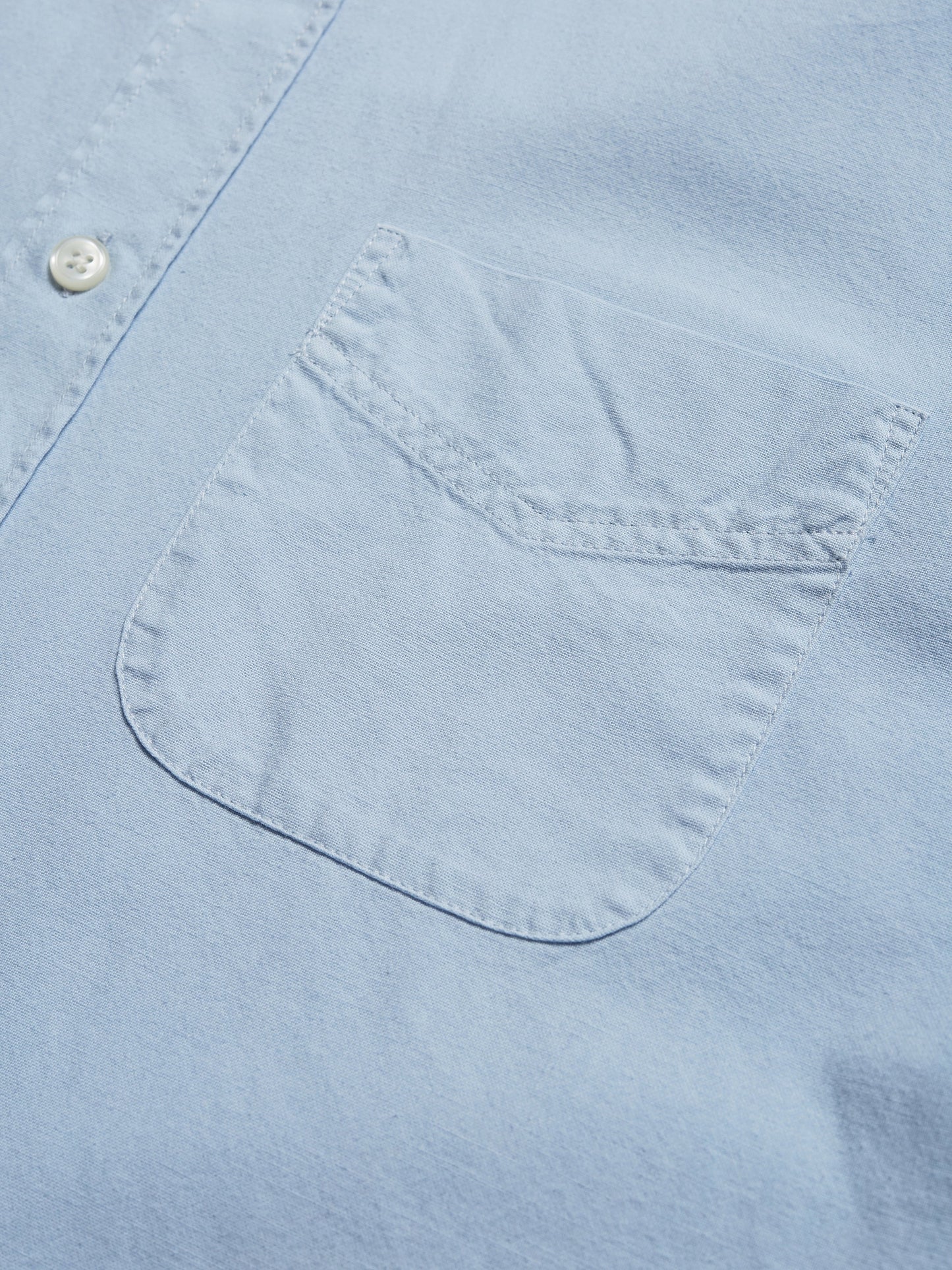 Chemise oxford bleu ciel en coton bio - john summer bd light blue