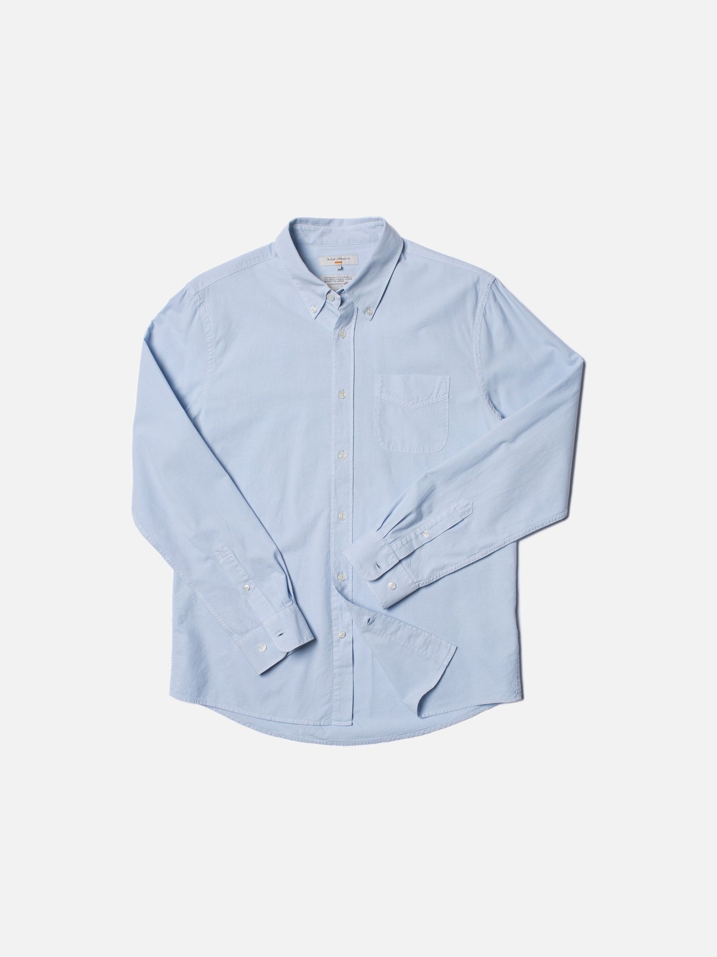 Chemise oxford bleu ciel en coton bio - john summer bd light blue