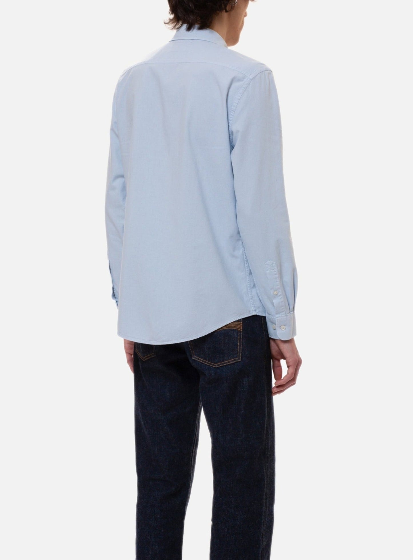 Chemise oxford bleu ciel en coton bio - john summer bd light blue