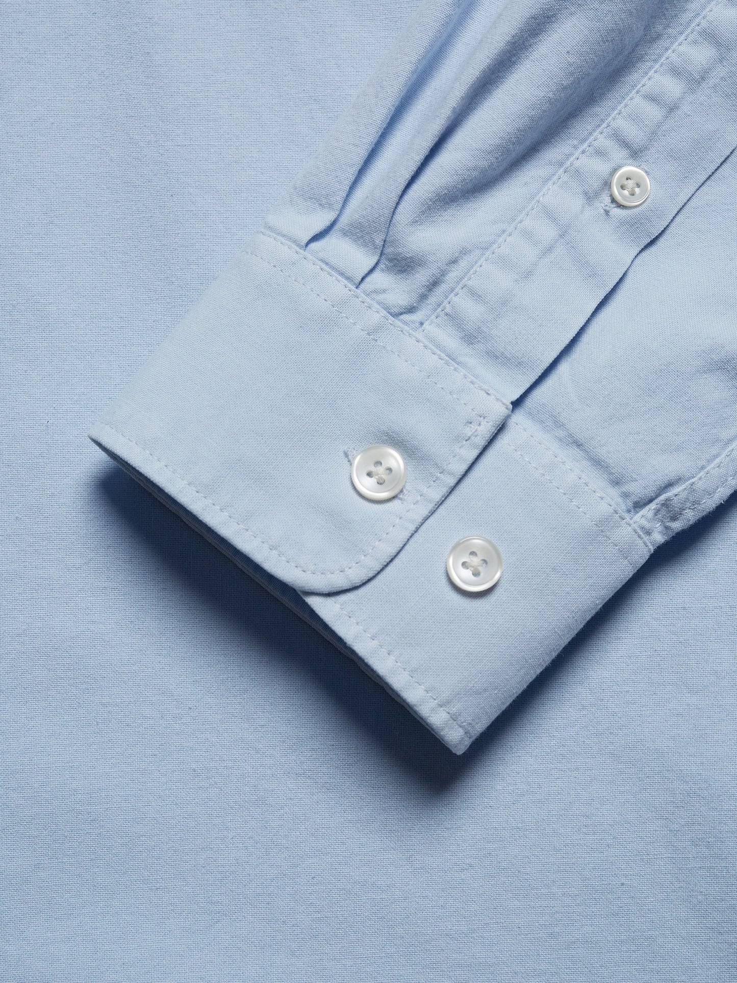 Chemise oxford bleu ciel en coton bio - john summer bd light blue