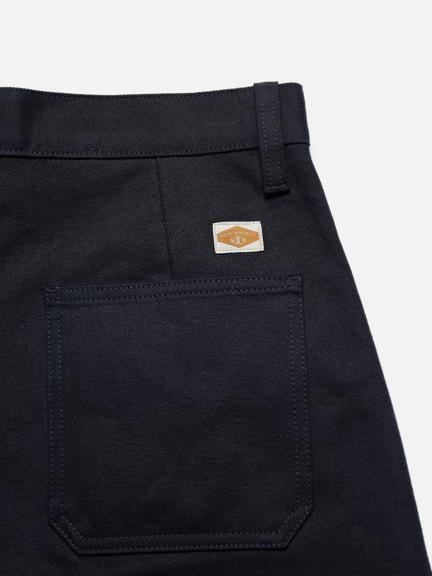 Short marine en coton recyclé - luke worker shorts rebirth navy