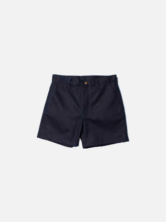 Short marine en coton recyclé - luke worker shorts rebirth navy