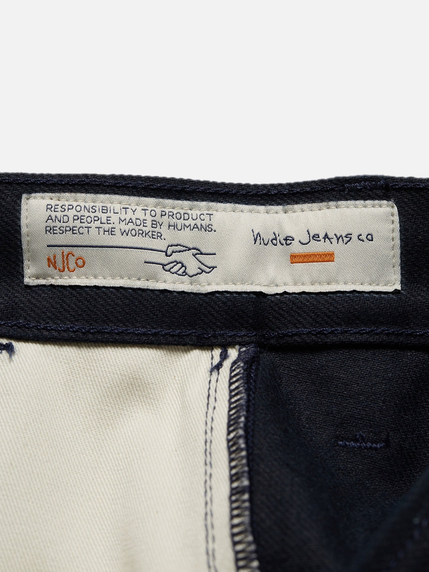 Short marine en coton recyclé - luke worker shorts rebirth navy