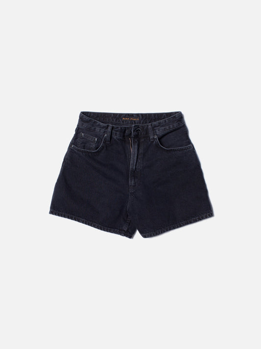Short en jean noir en coton bio - maeve shorts black sun