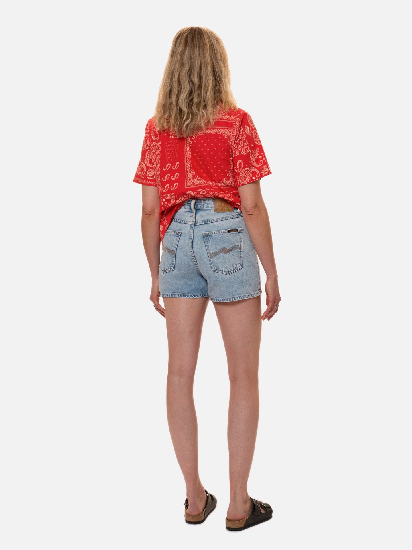 Short en jean en coton bio - maeve shorts sunny blue denim