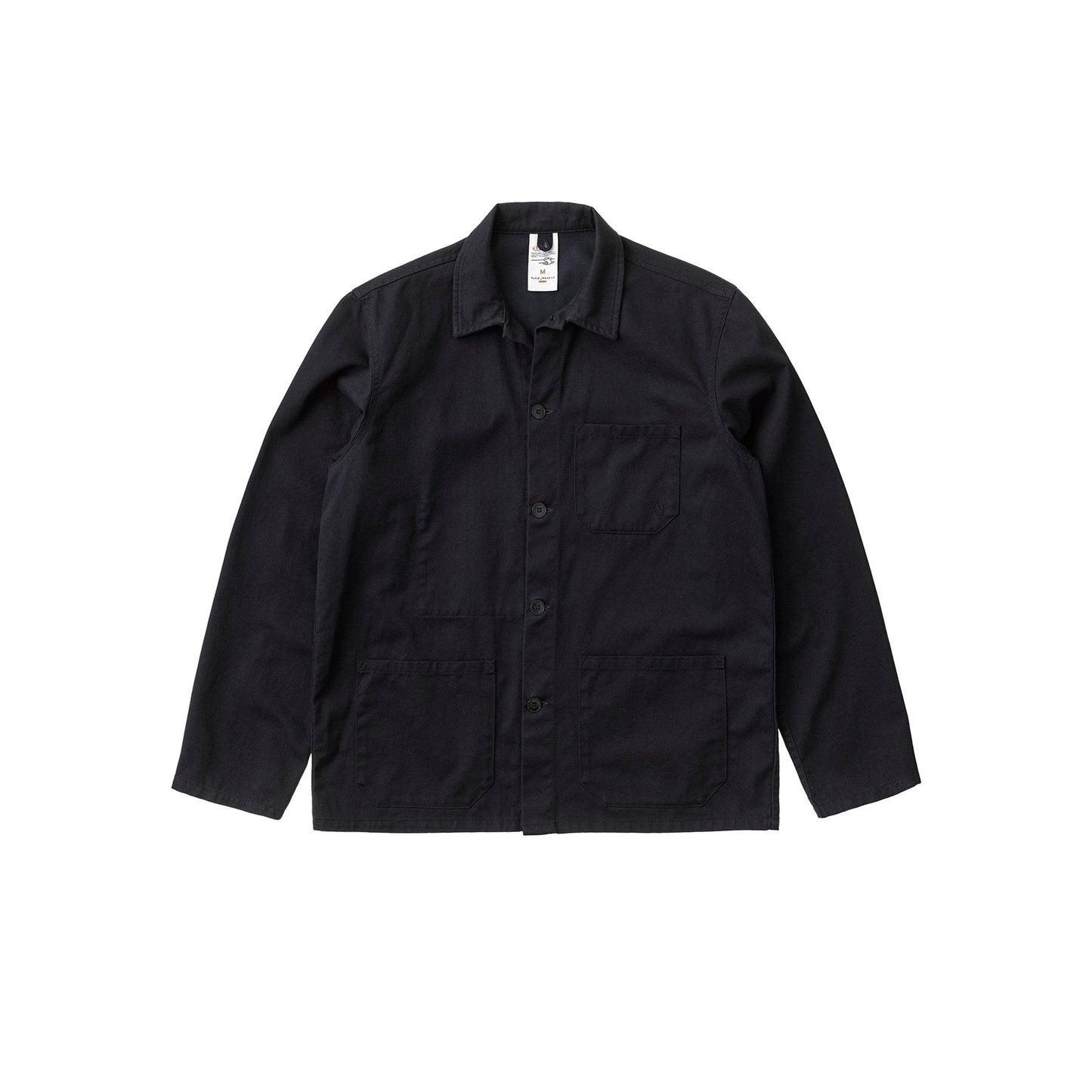 Veste canva marine en coton bio - buddy classic chore jacket - navy