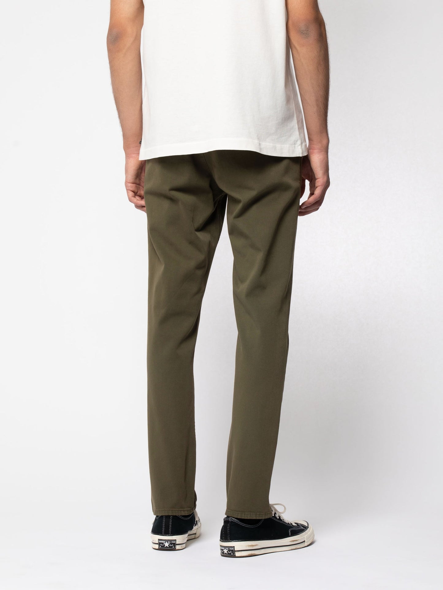 Chino slim en coton bio | Olive "easy alvin olive"