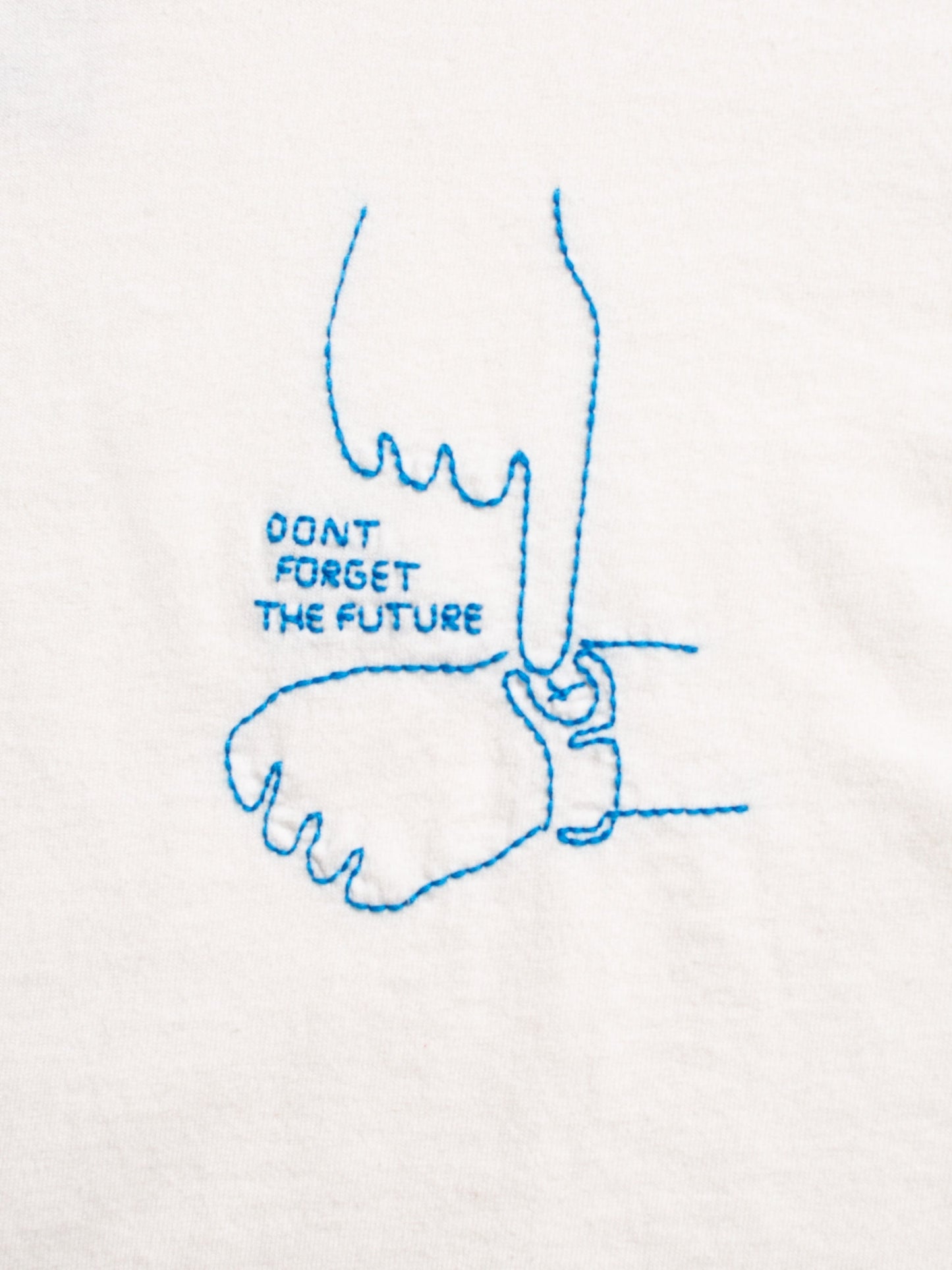 T-shirt en coton bio | Blanc "koffe future tee offwhite"