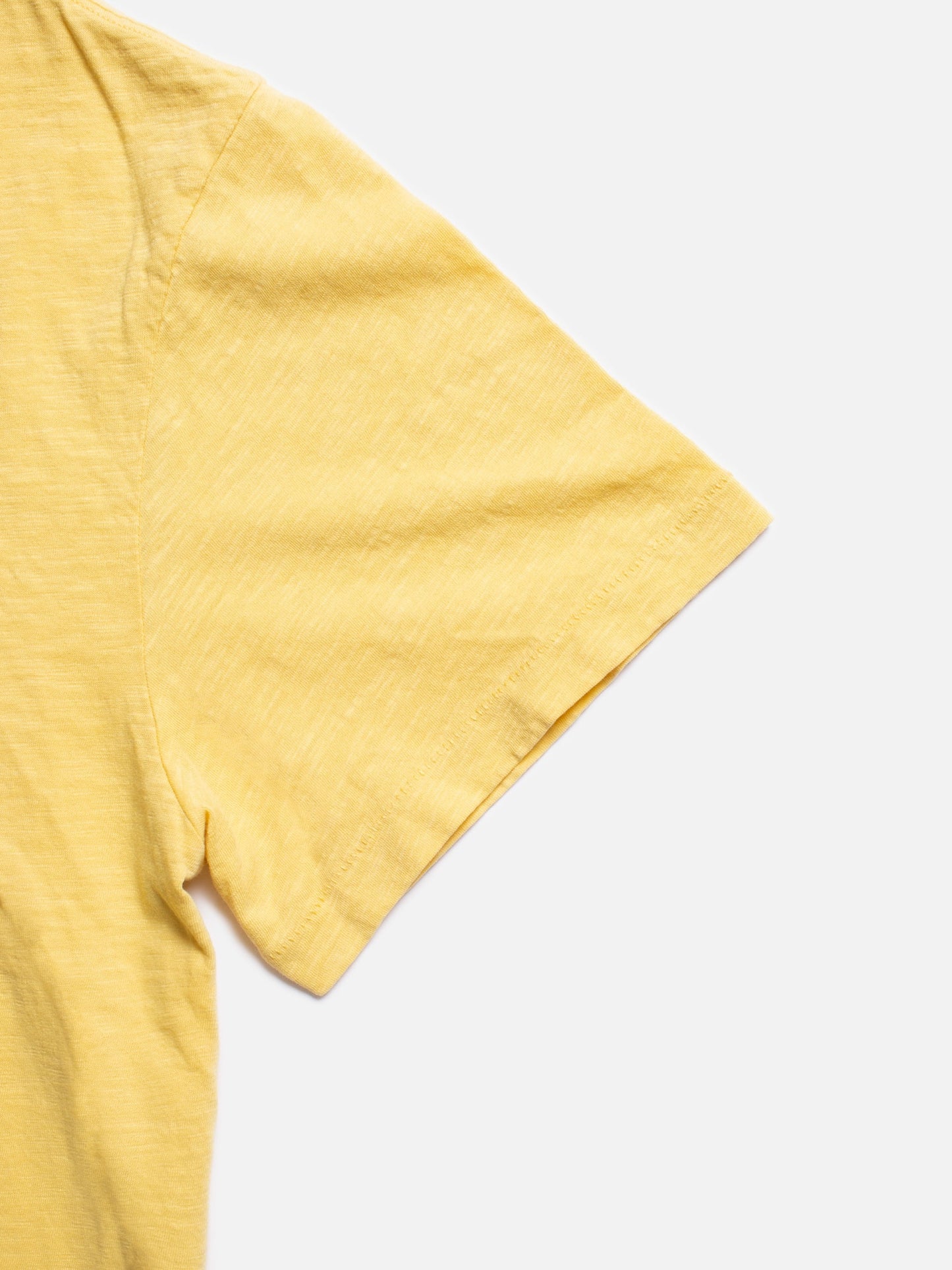 T-shirt en coton bio | jaune "roffe tee citra"
