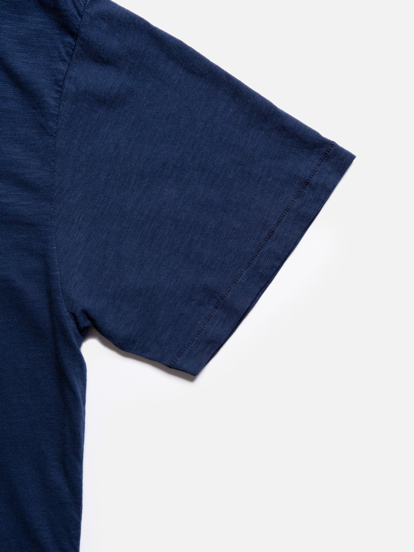 T-shirt en coton bio | Bleu marine "roffe t-shirt french bue"