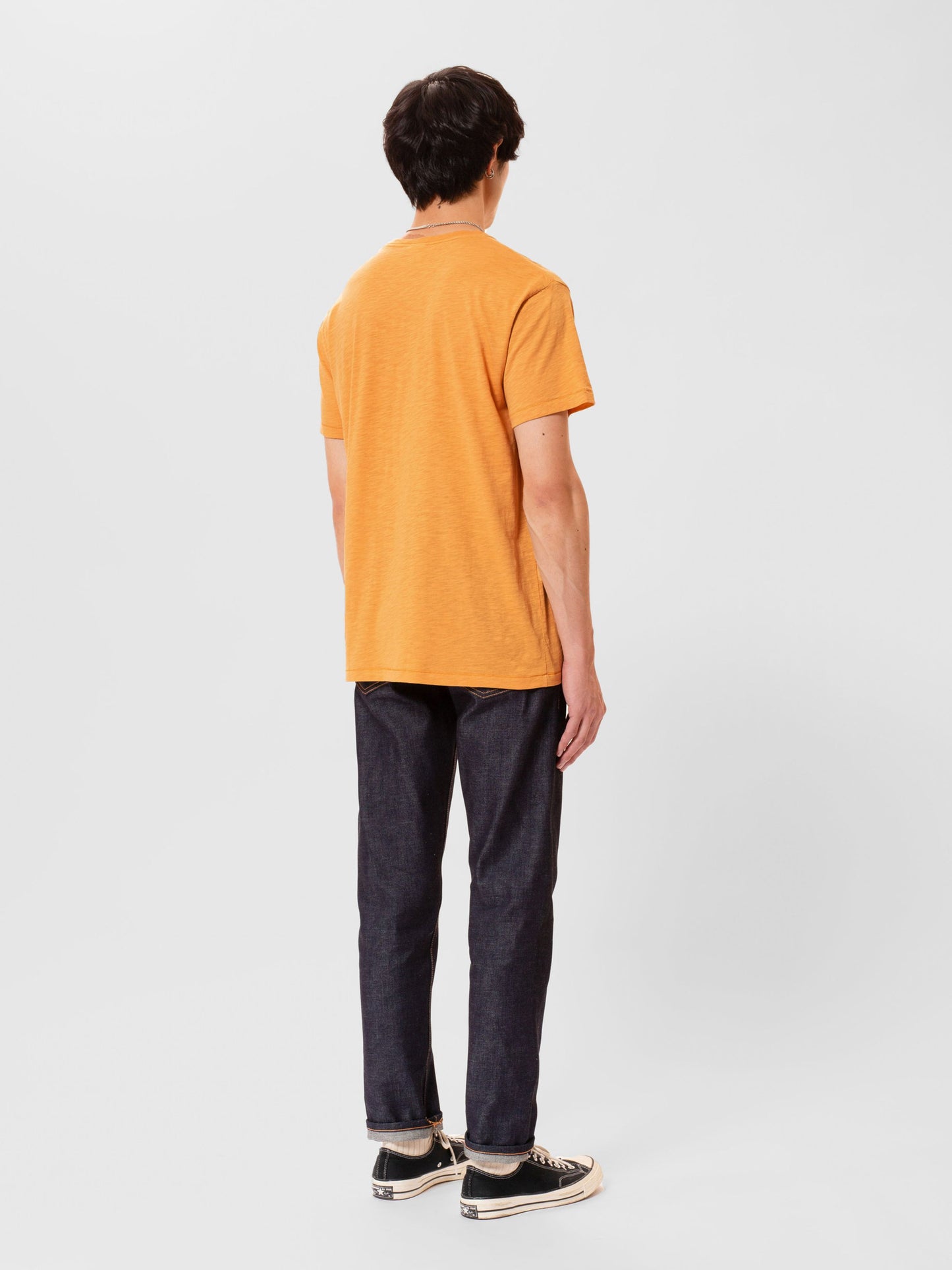 T-shirt en coton bio | ocre "roffe t-shirt ochre"