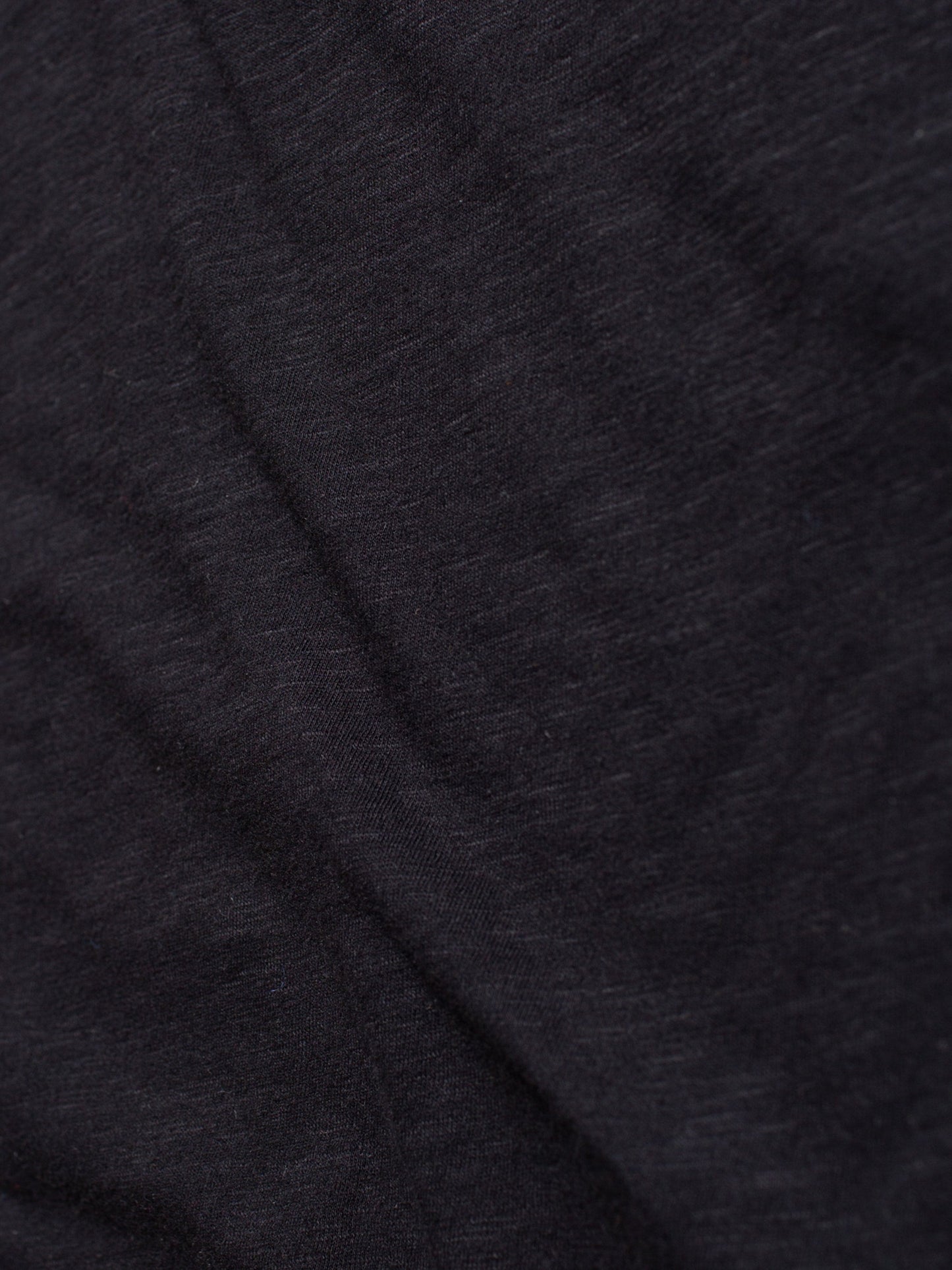T-shirt en coton bio | Noir "roffe tee black"