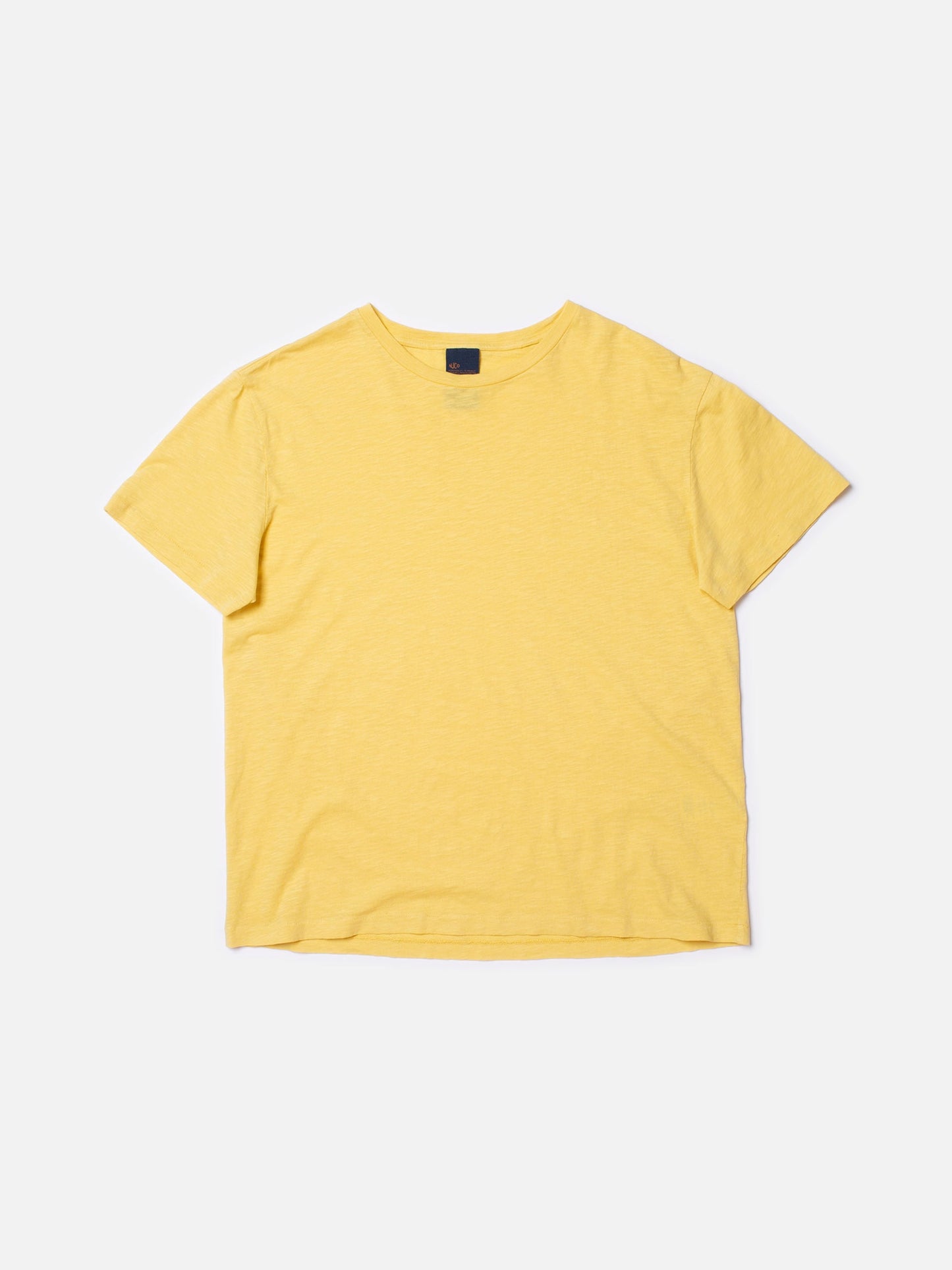 T-shirt en coton bio | jaune "roffe tee citra"