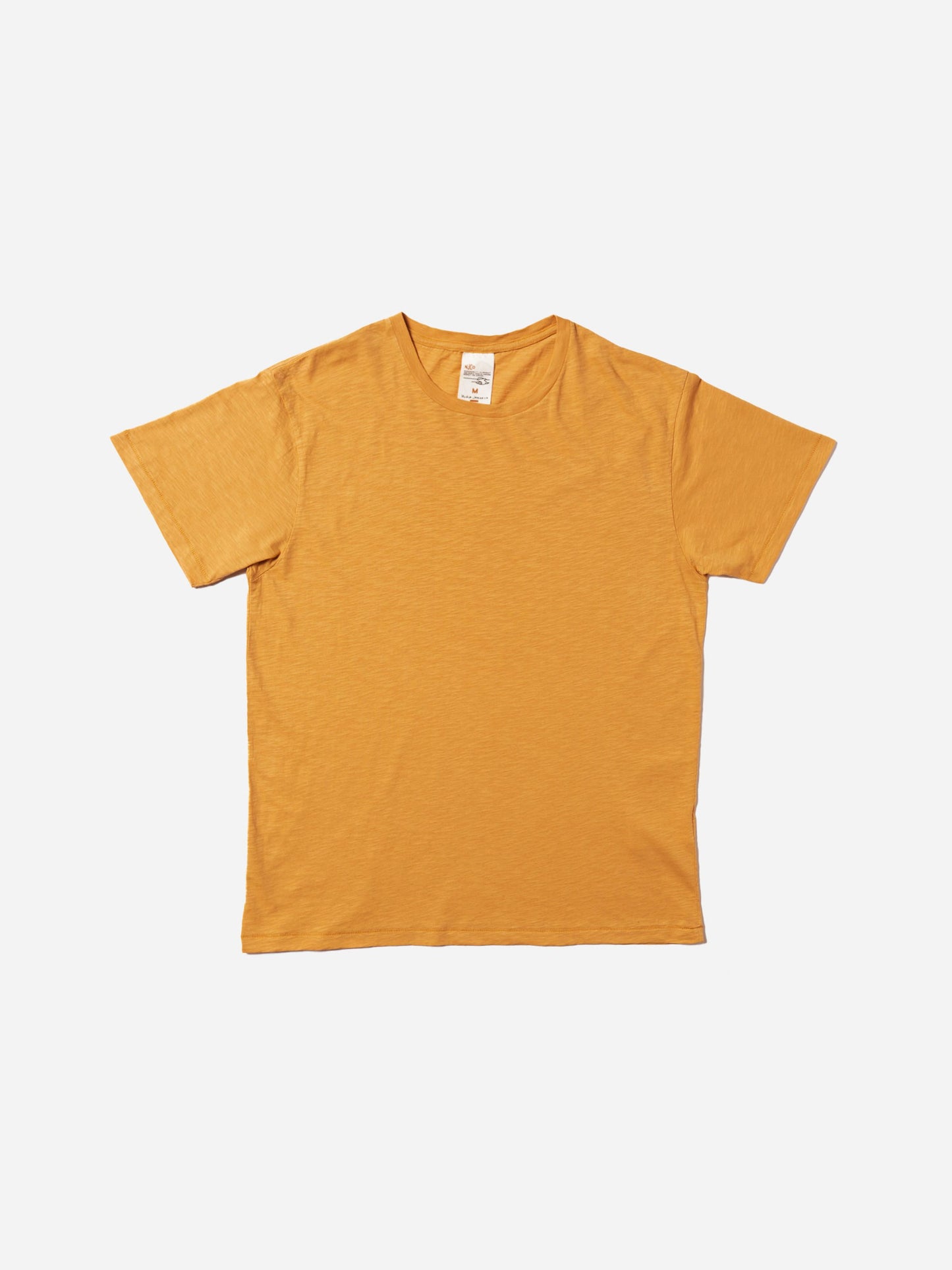 T-shirt en coton bio | ocre "roffe t-shirt ochre"