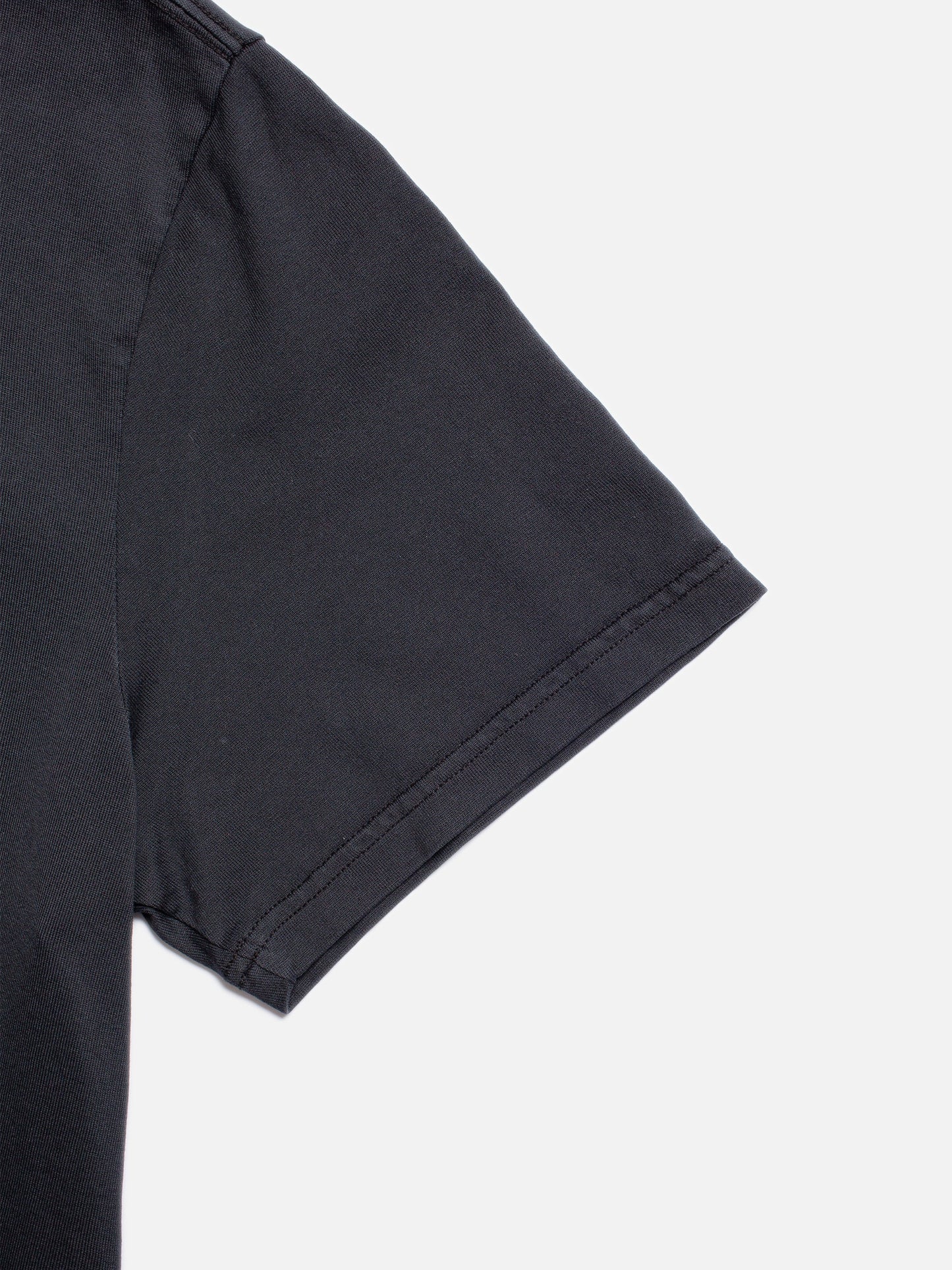T-shirt en coton bio | Noir à motifs "roy shock tee black"