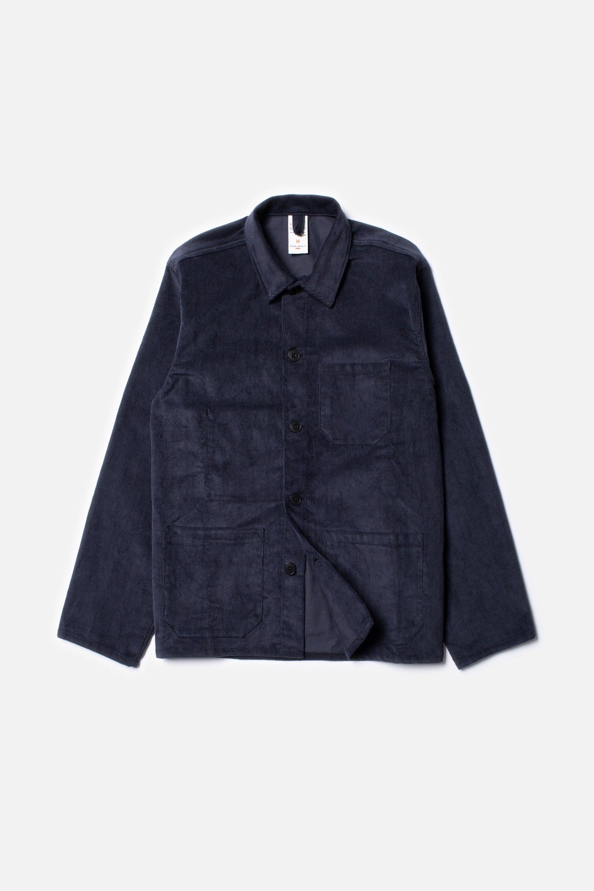 Veste en velours de coton bio | Marine "buddy classic chore cord navy"