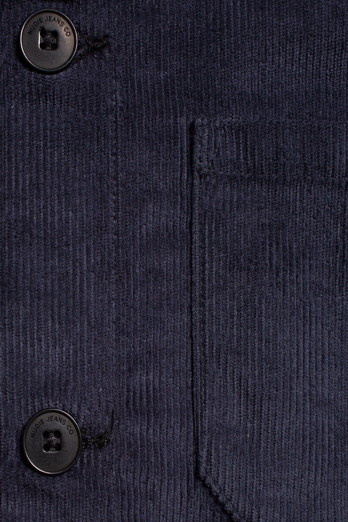 Veste en velours de coton bio | Marine "buddy classic chore cord navy"