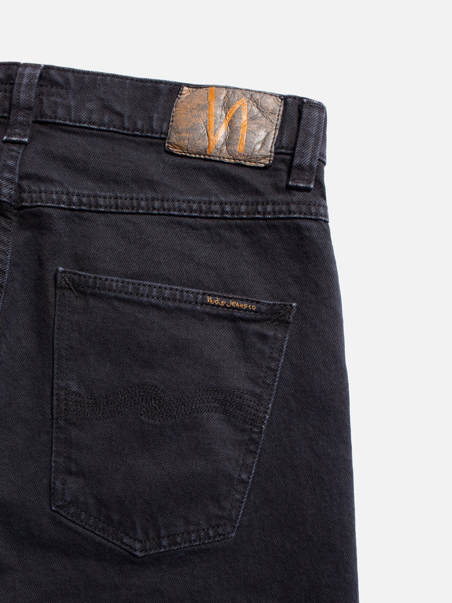 Jean slim en coton bio | Noir "grim tim matte black OD"