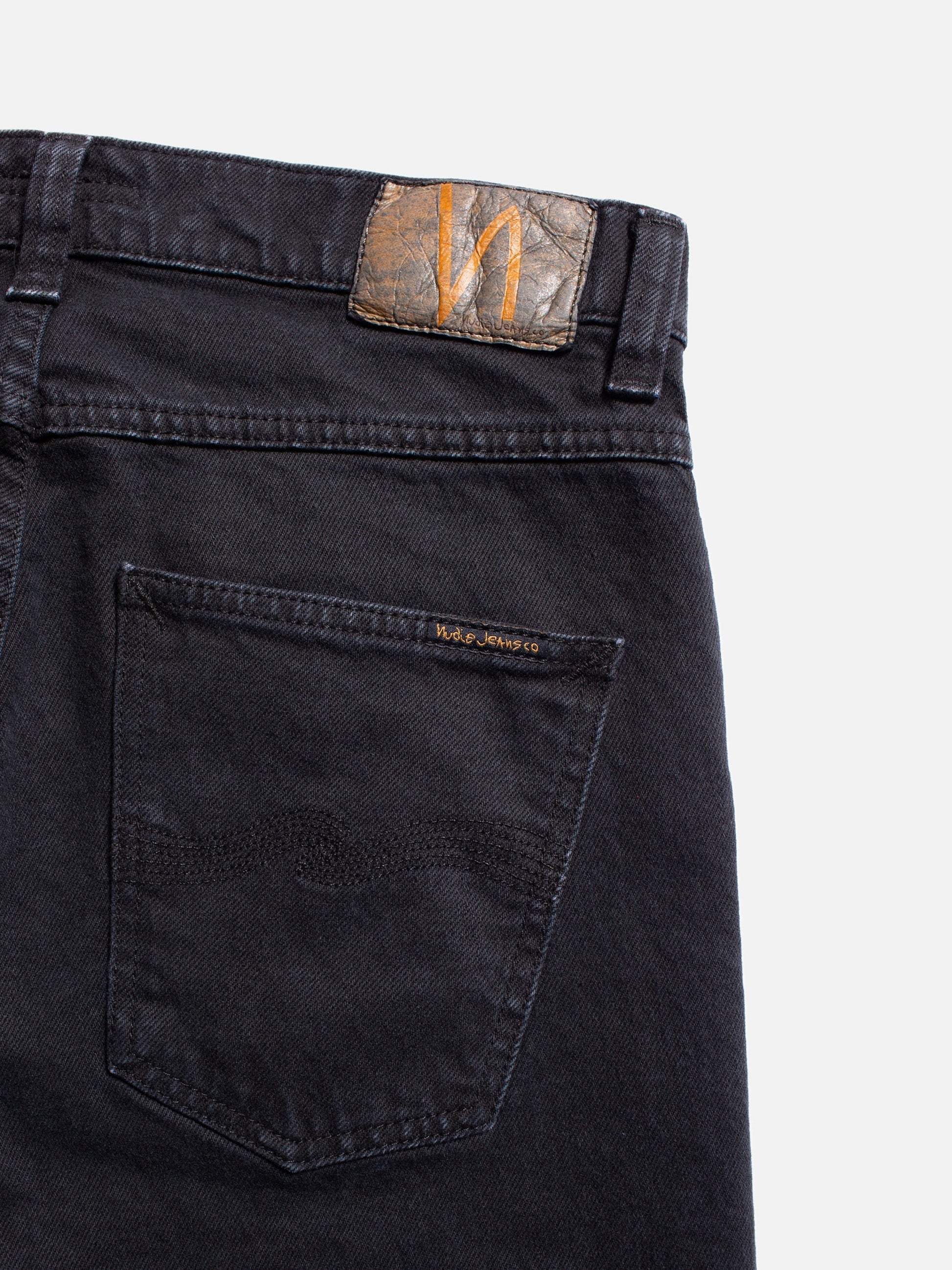 Jean slim en coton bio | Noir "grim tim matte black OD"