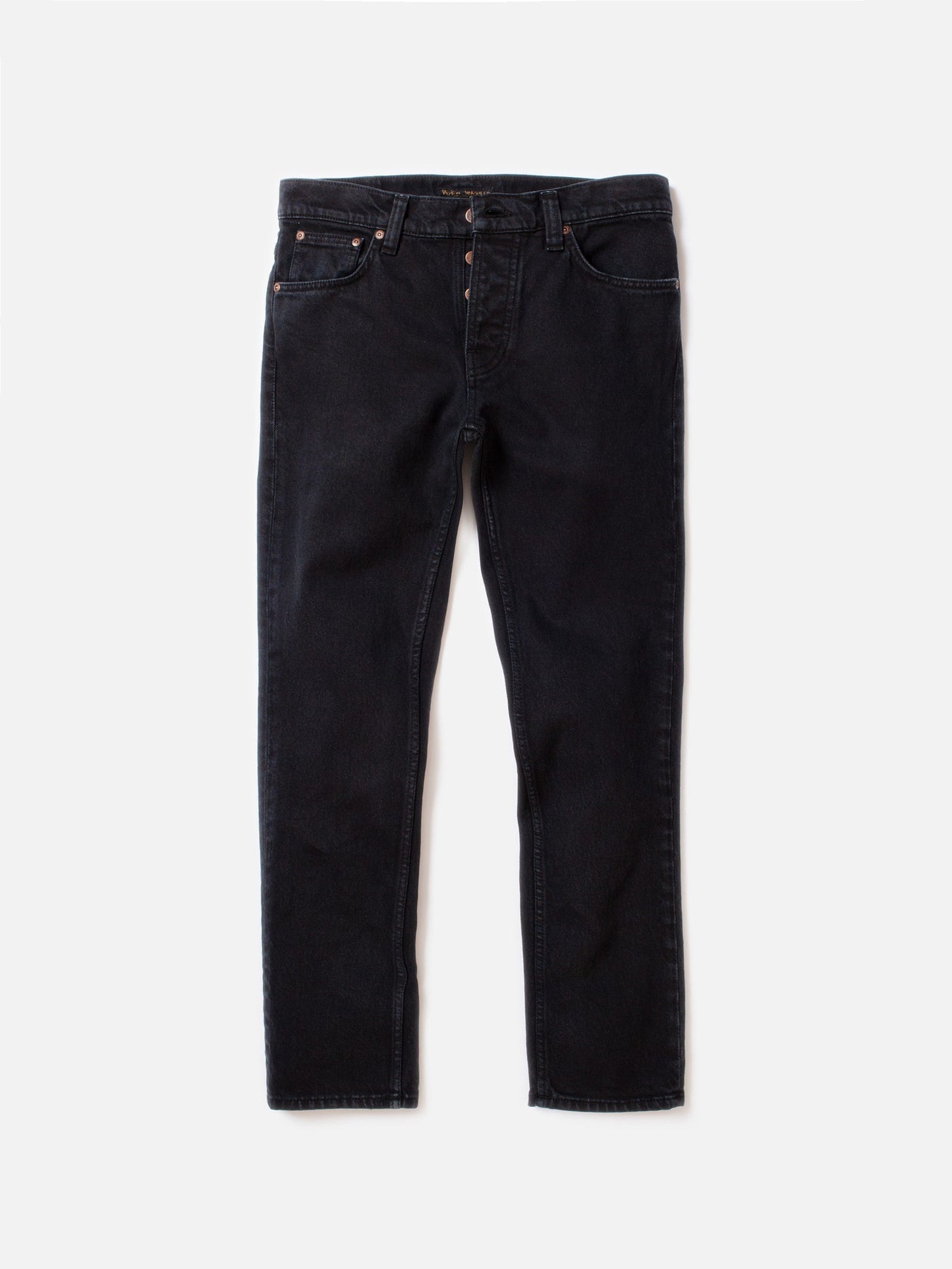 Jean slim en coton bio | Noir "grim tim matte black OD"