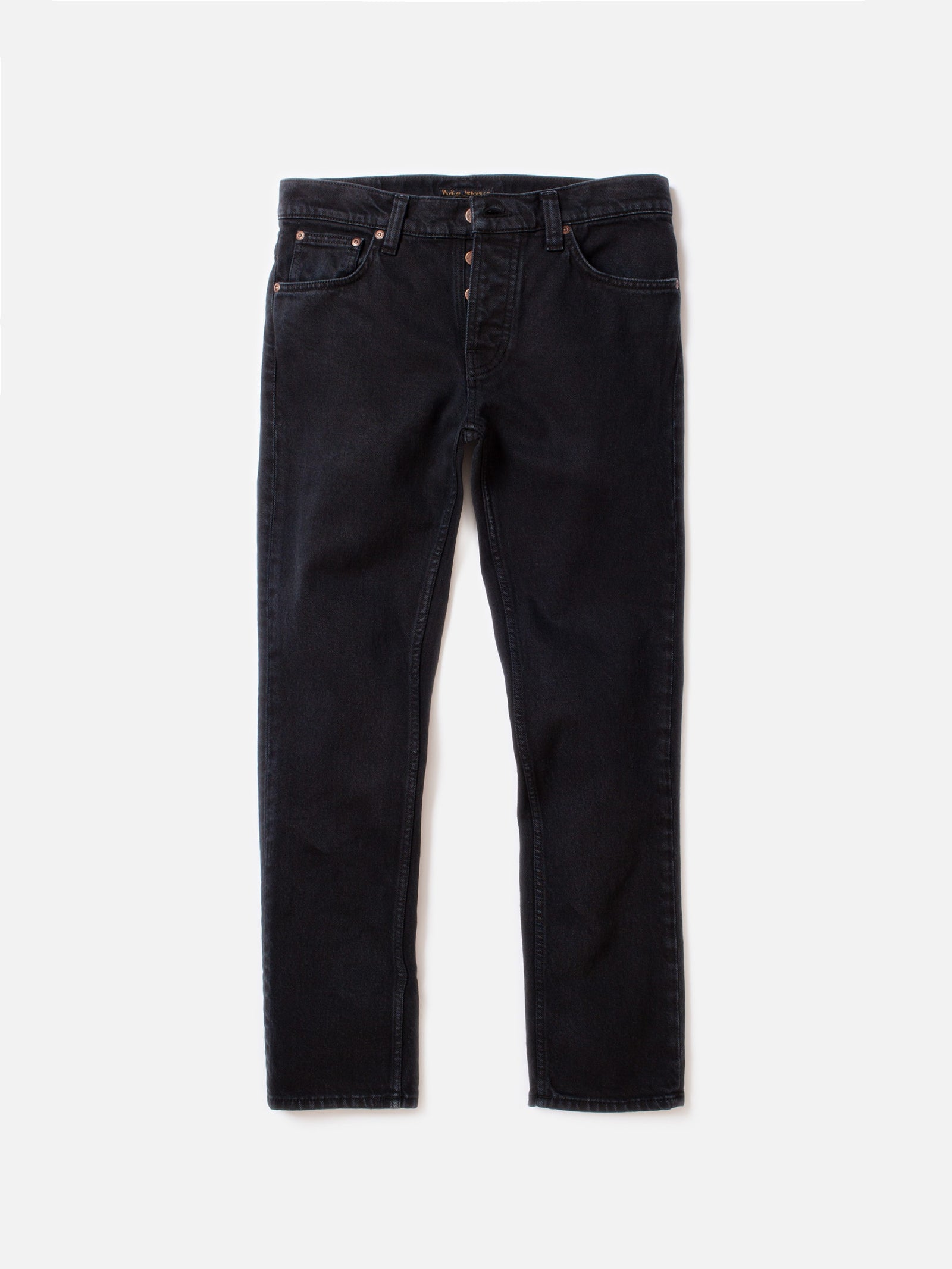 Jean slim en coton bio | Noir "grim tim matte black OD"