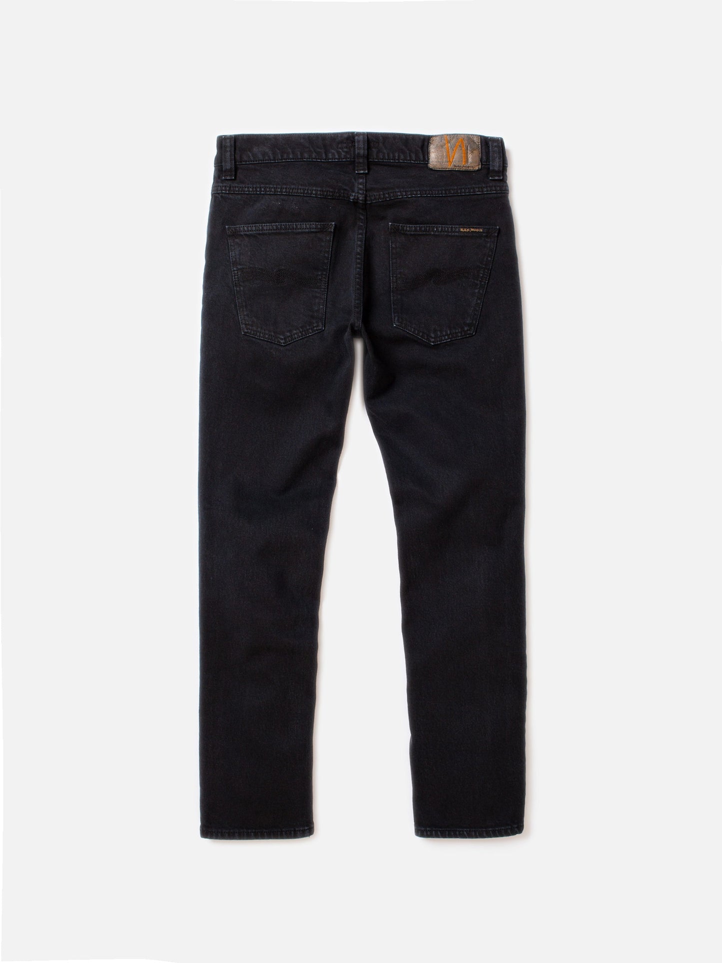 Jean slim en coton bio | Noir "grim tim matte black OD"