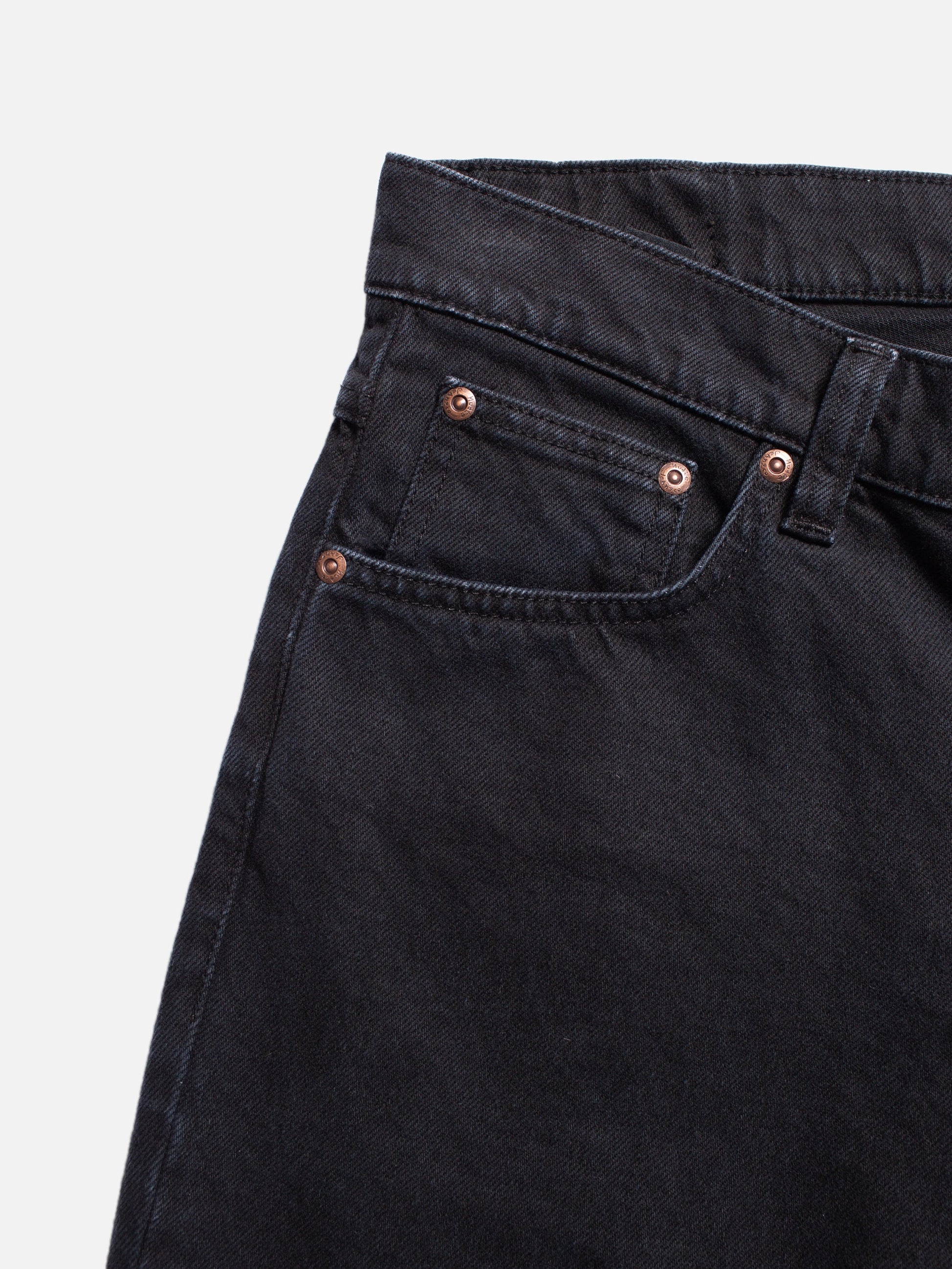 Jean slim en coton bio | Noir "grim tim matte black OD"