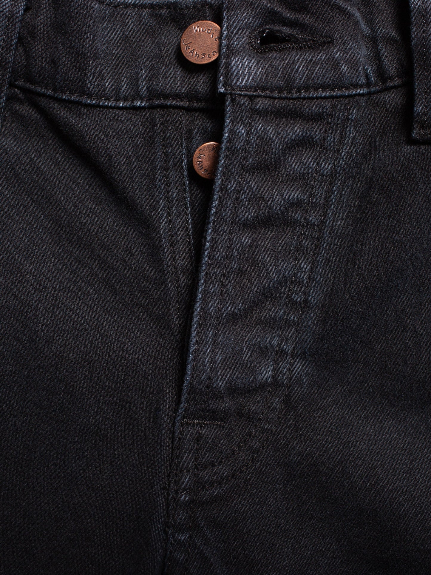 Jean slim en coton bio | Noir "grim tim matte black OD"