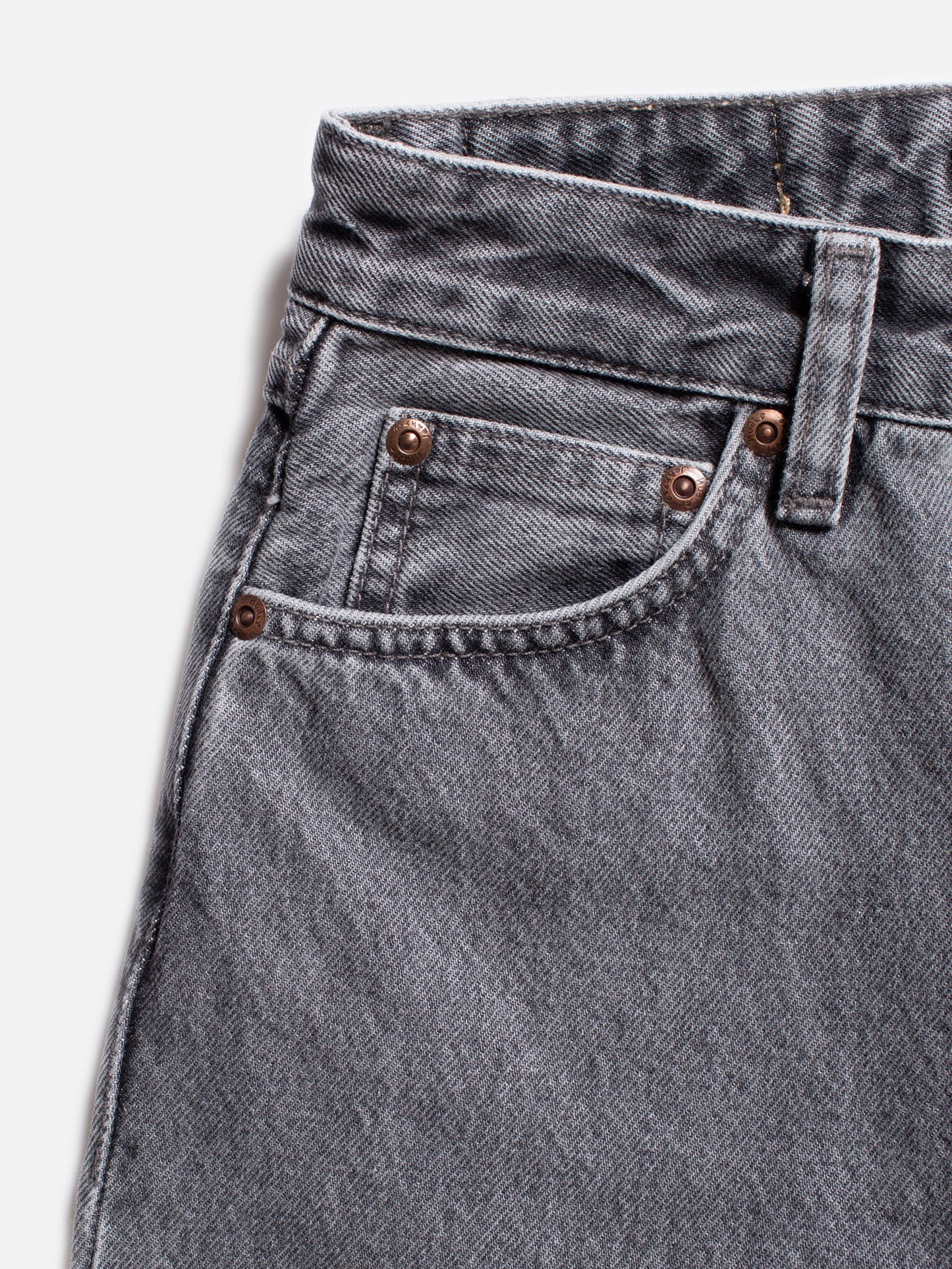 Jean mom en coton bio | Gris "breezy britt mountain grey"