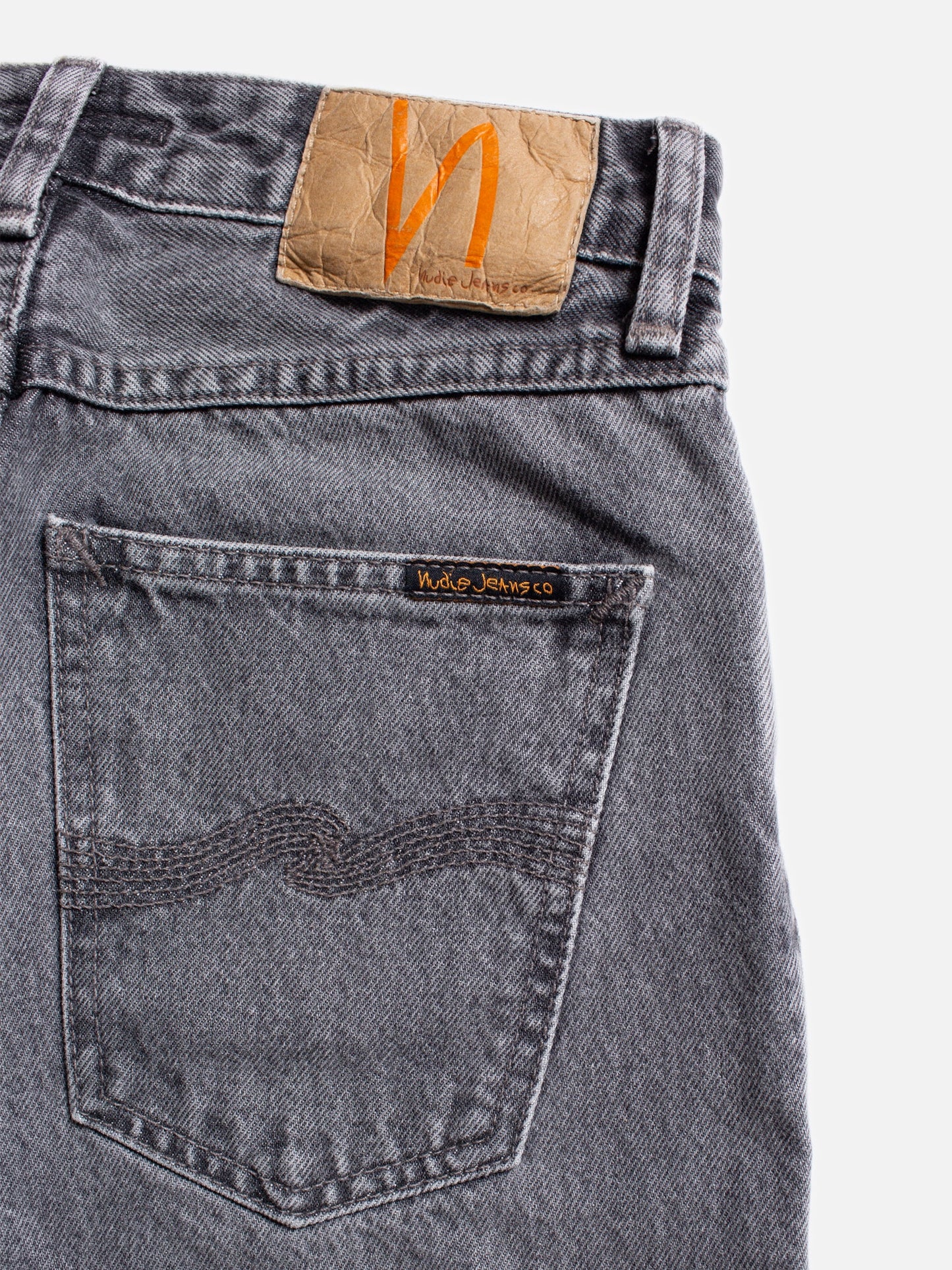 Jean mom en coton bio | Gris "breezy britt mountain grey"