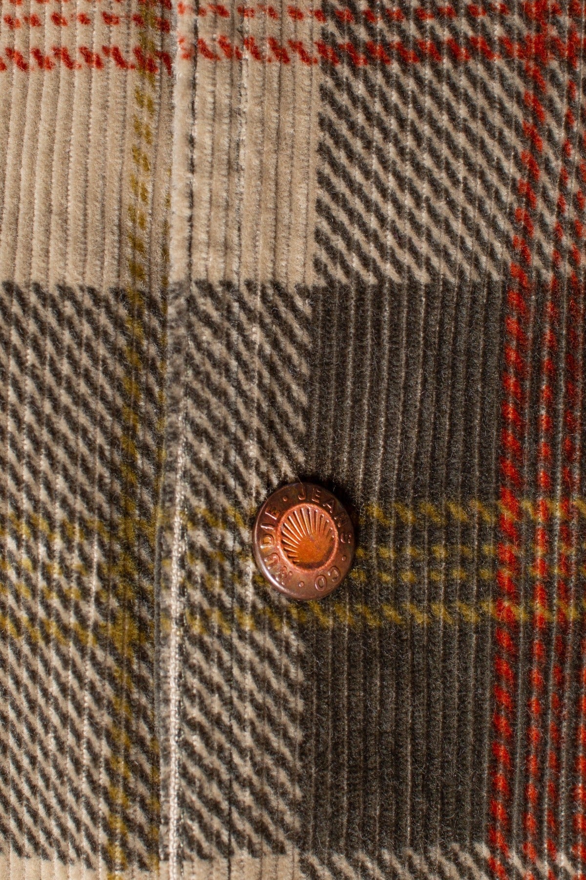 Robe en velours côtelé de coton bio | Carreaux tartan "my corduroy dress multi"