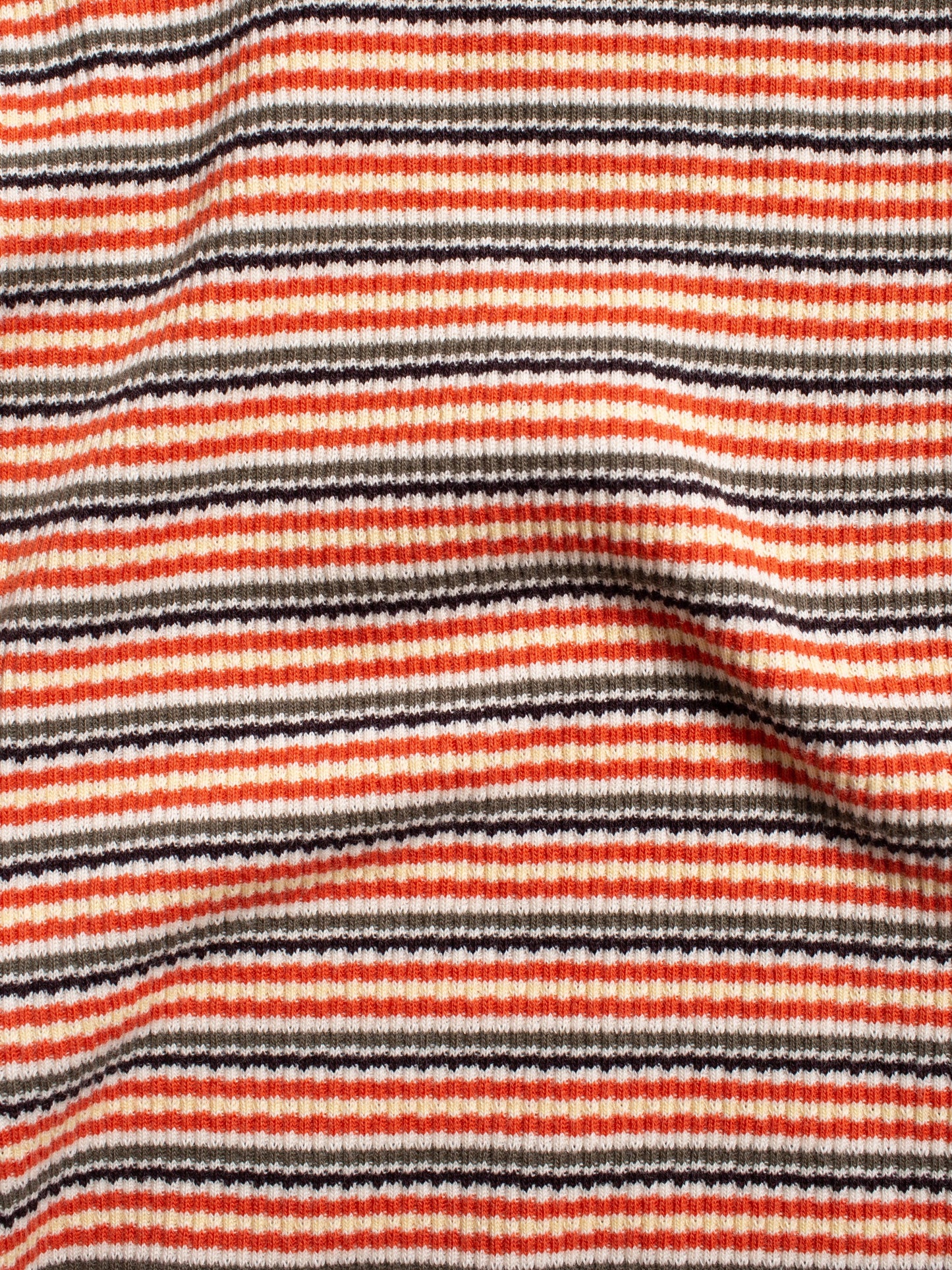 T-shirt manches longues en coton bio | Multicolore "jessy striped rib ls t-shirt"
