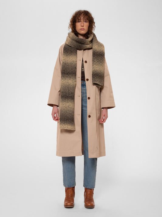 Écharpe en laine certifiée et matière recyclée | Multicolore "oda knitted scarf multi"