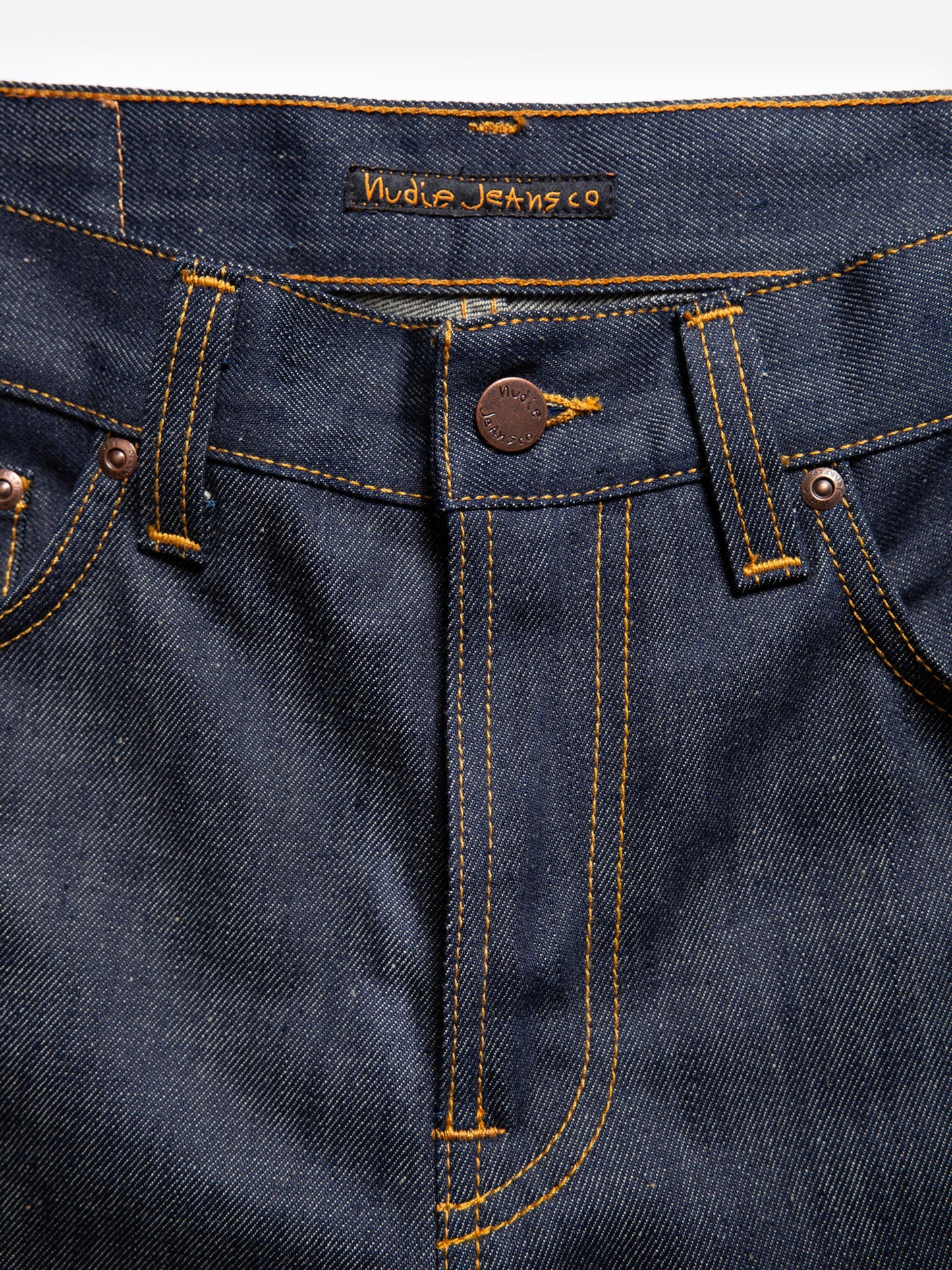 Jean droit en coton bio | brut "gritty jackson dry old"