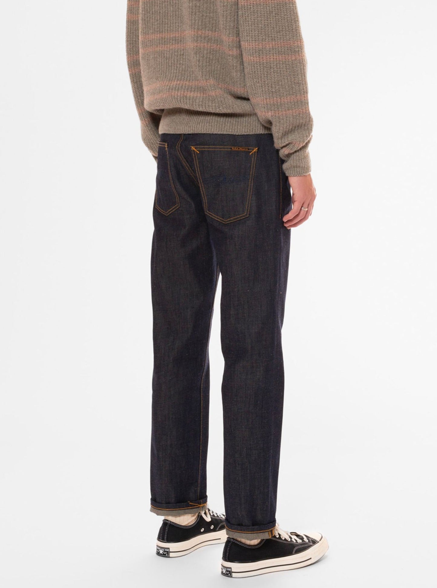 Jean droit en coton bio | brut "gritty jackson dry old"