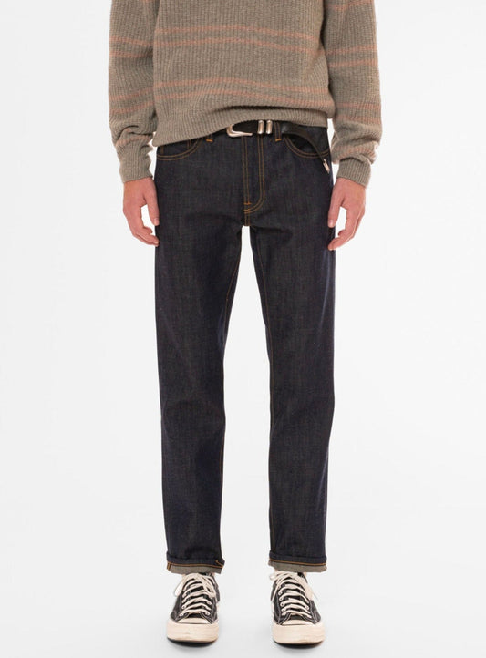 Jean droit en coton bio | brut "gritty jackson dry old"