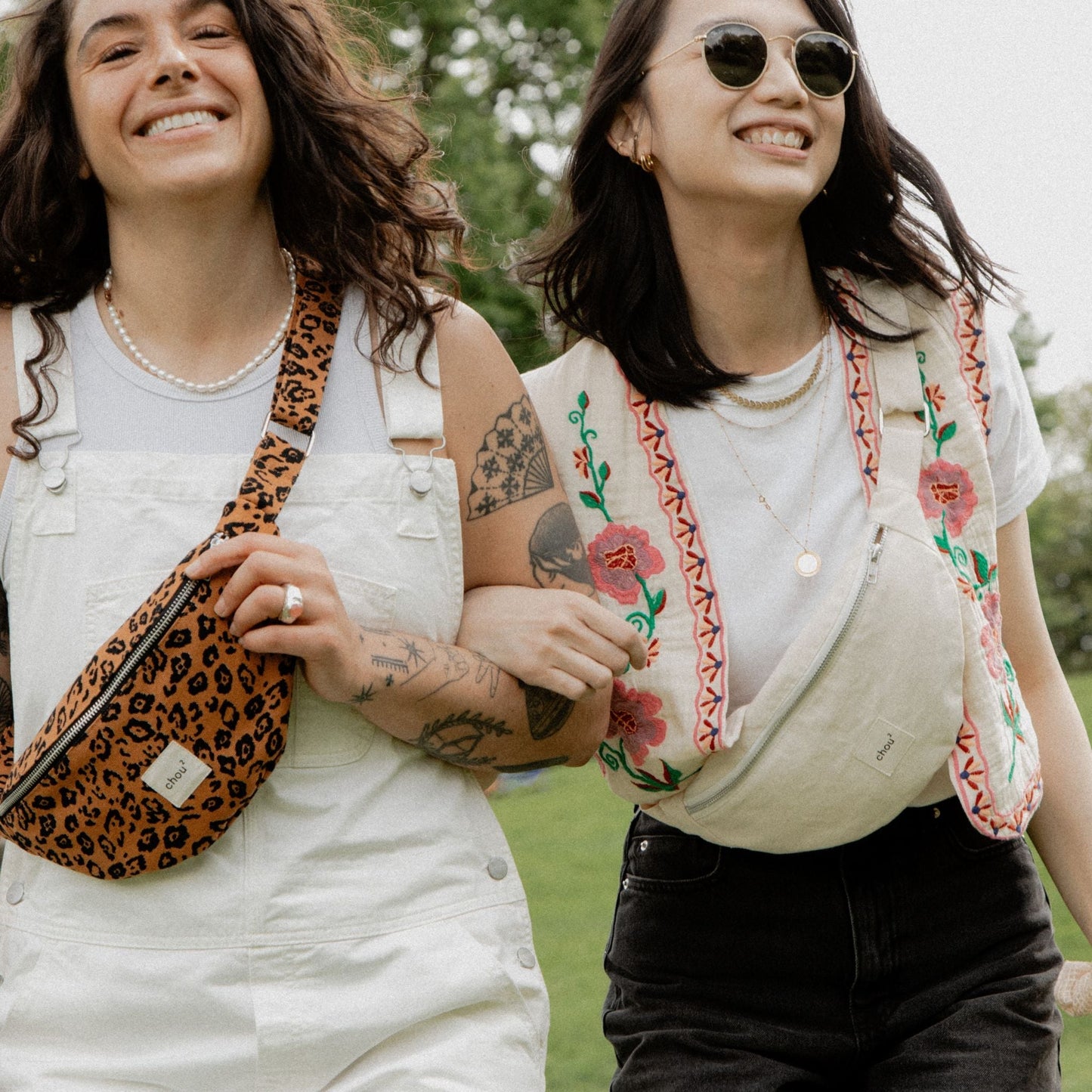 Banane made in France en coton upcyclé | écru "toile écrue"