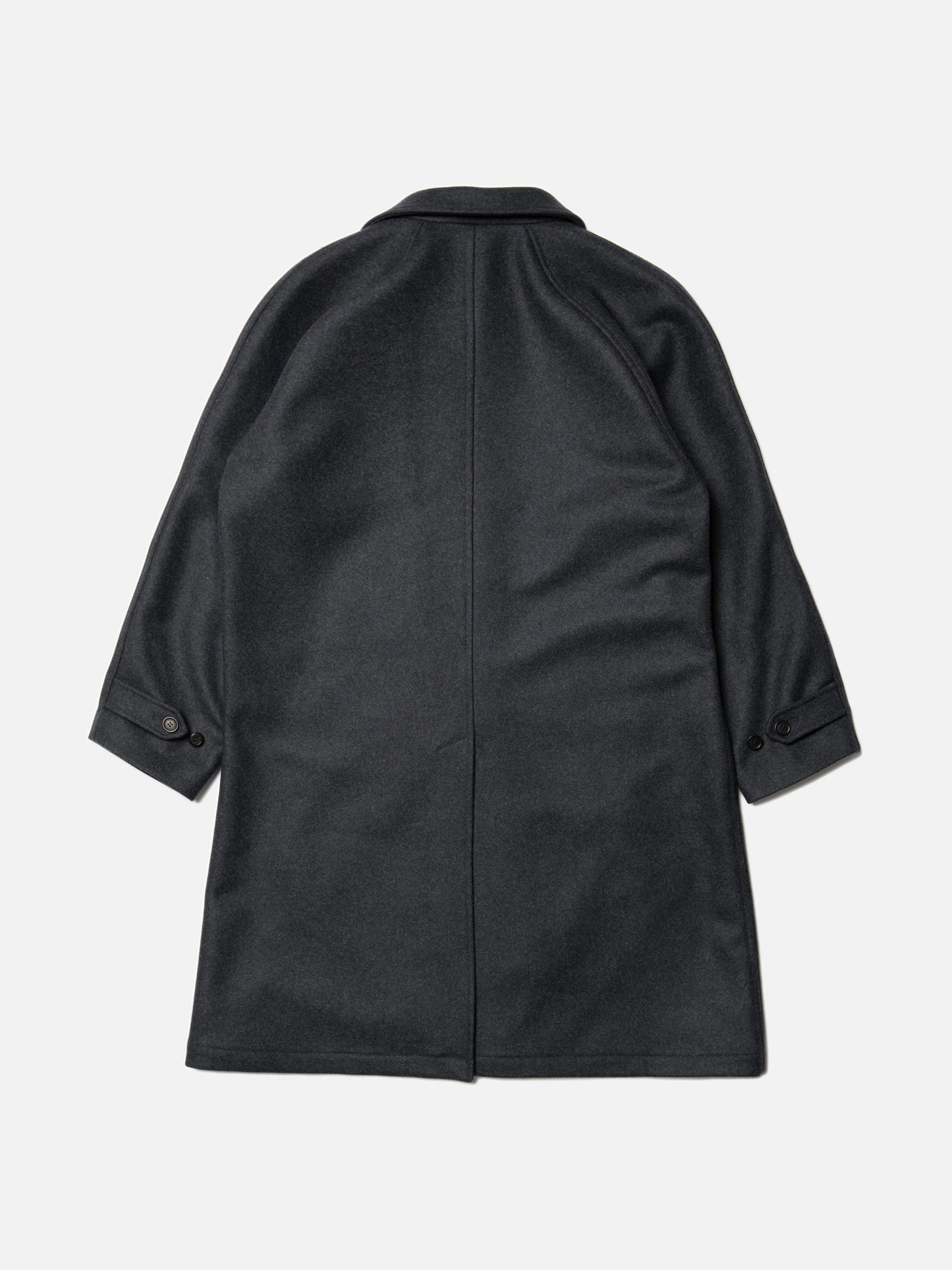 Manteau en laine recyclée | Gris "corey car coat anthracite melange"