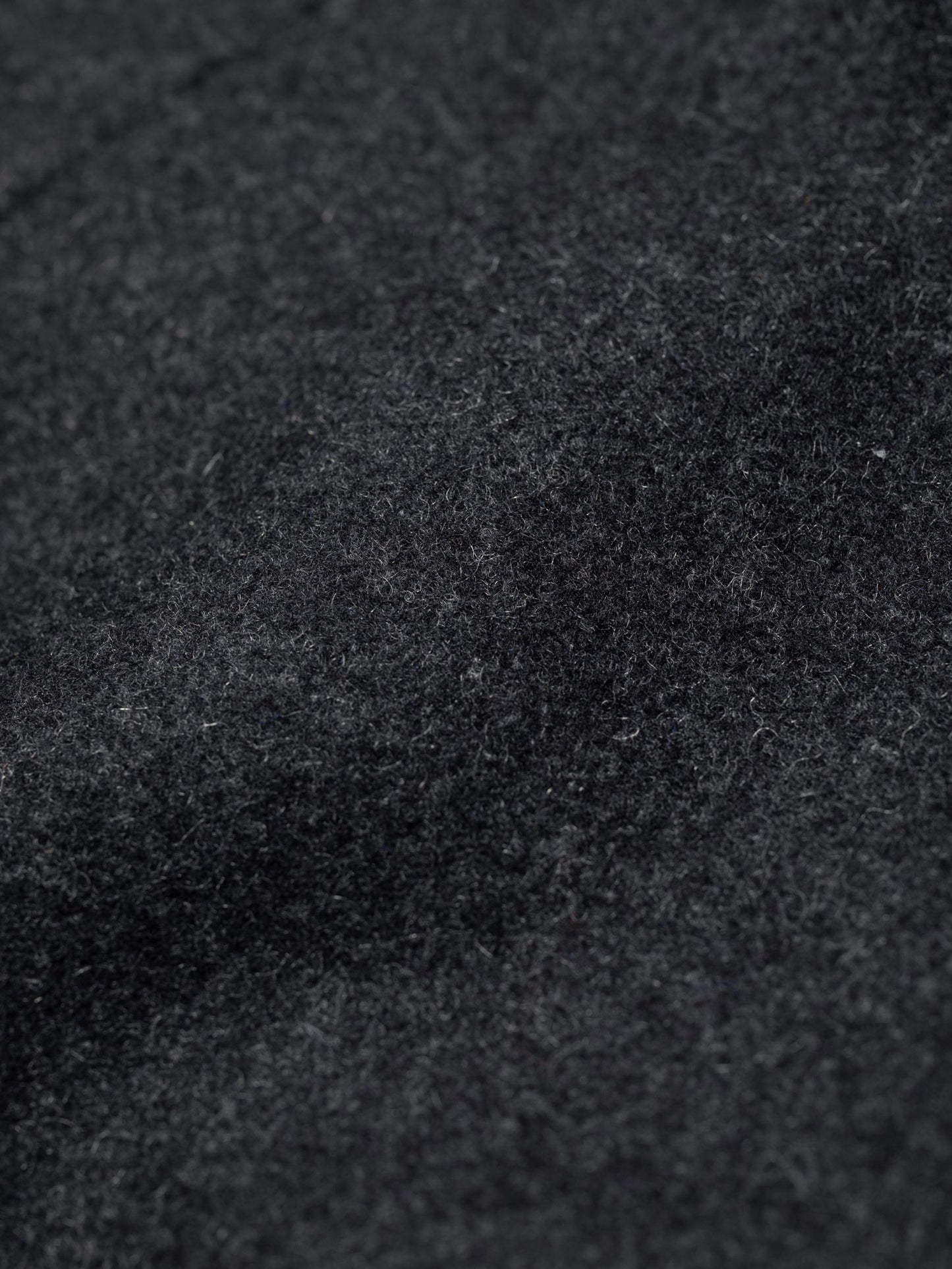 Manteau en laine recyclée | Gris "corey car coat anthracite melange"