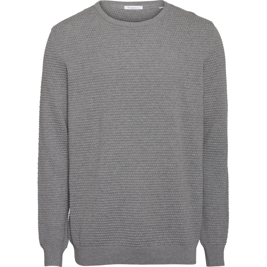Pull gris en coton bio - Field