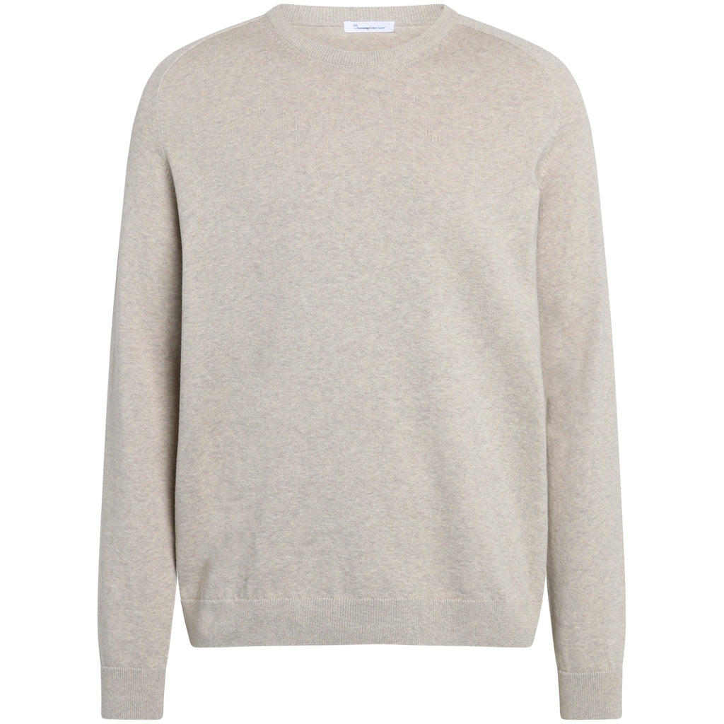 Pull beige en coton bio - field
