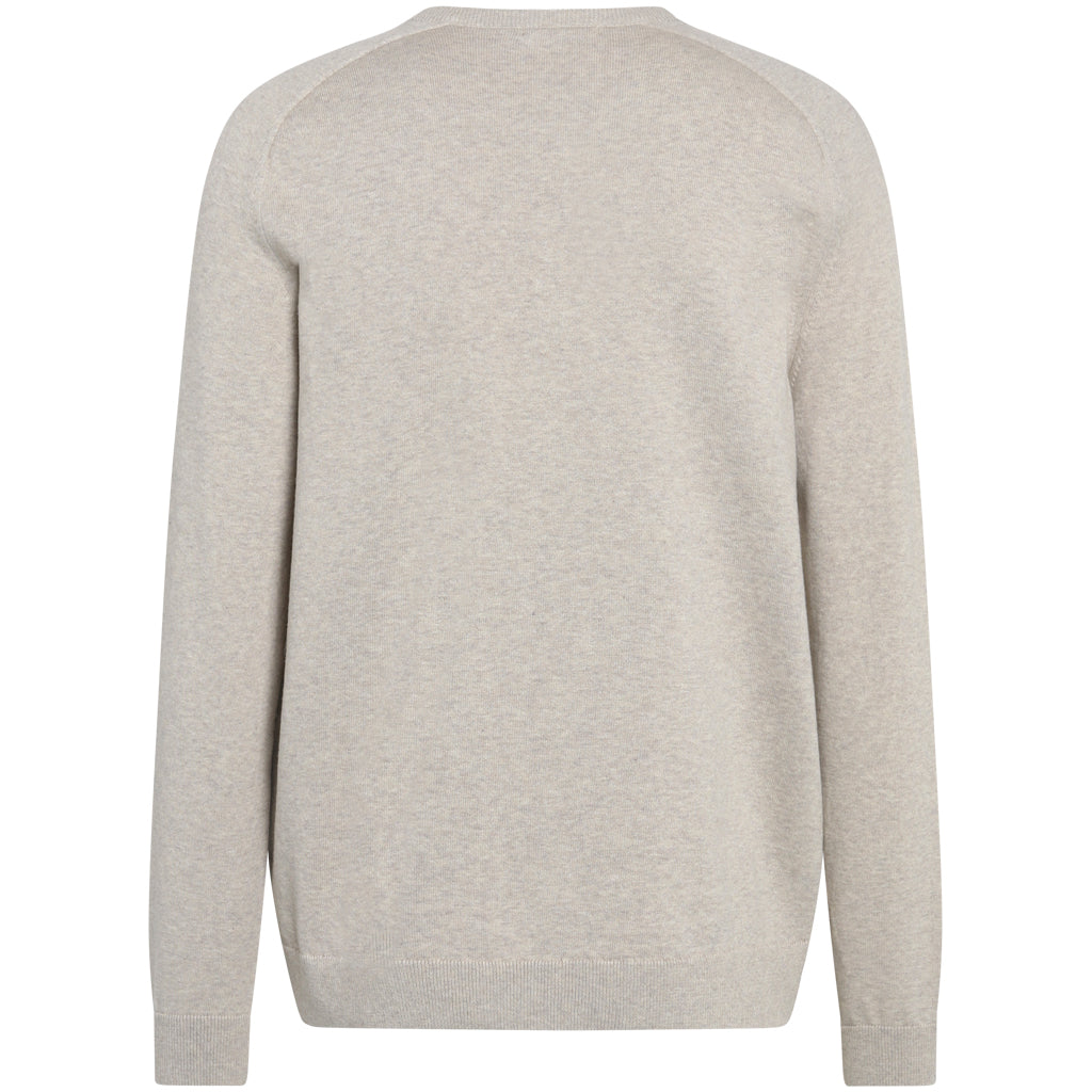 Pull beige en coton bio - field