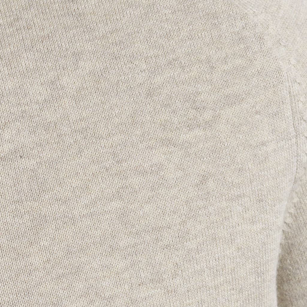 Pull beige en coton bio - field