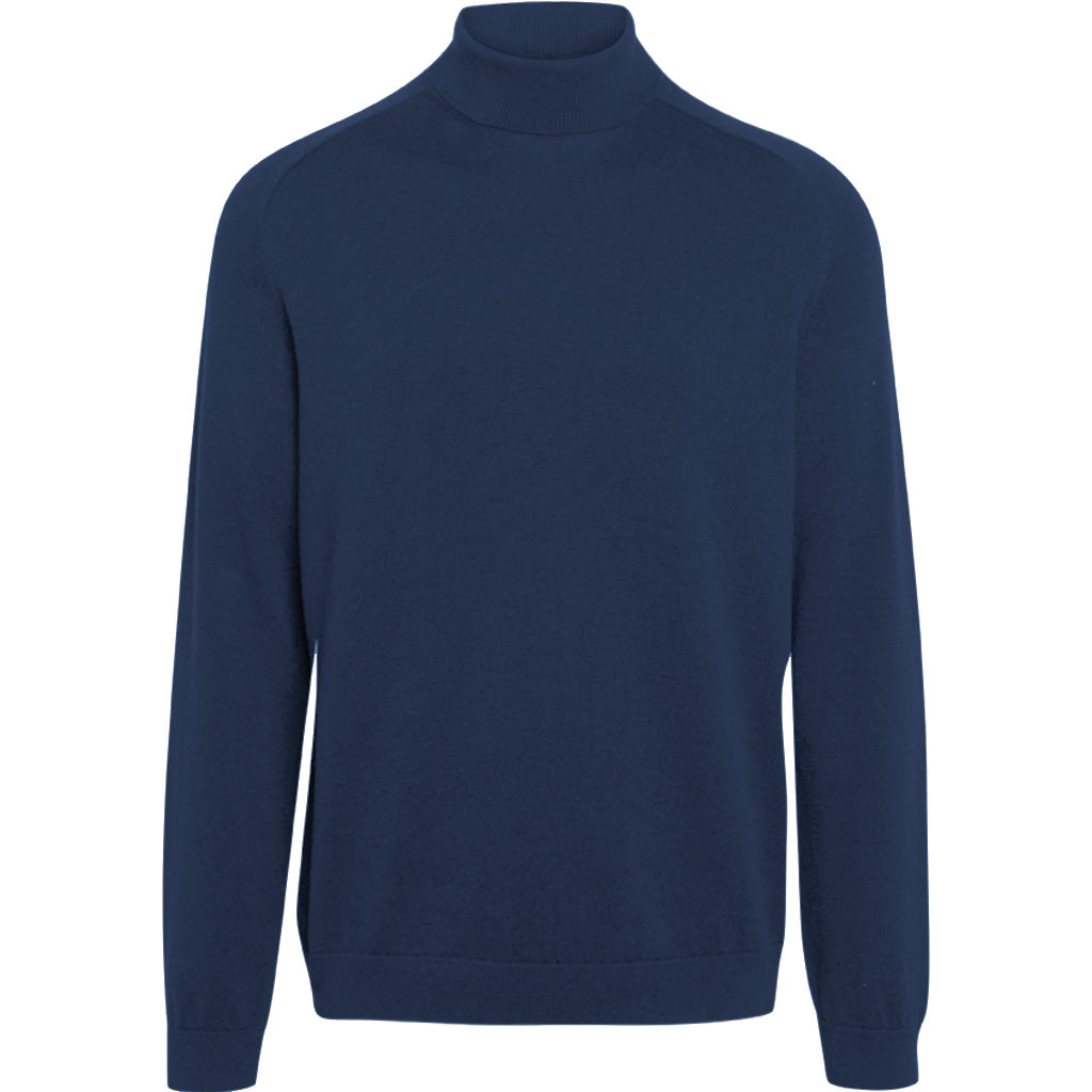 Pull col montant bleu nuit - field