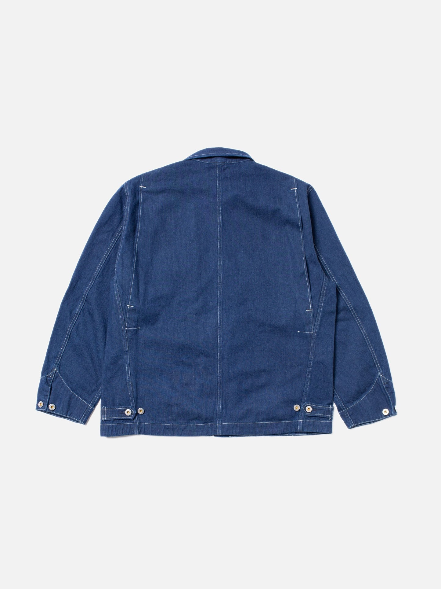 Veste denim en coton bio et recyclé | bleu "jimmy ud zip jacket blue"