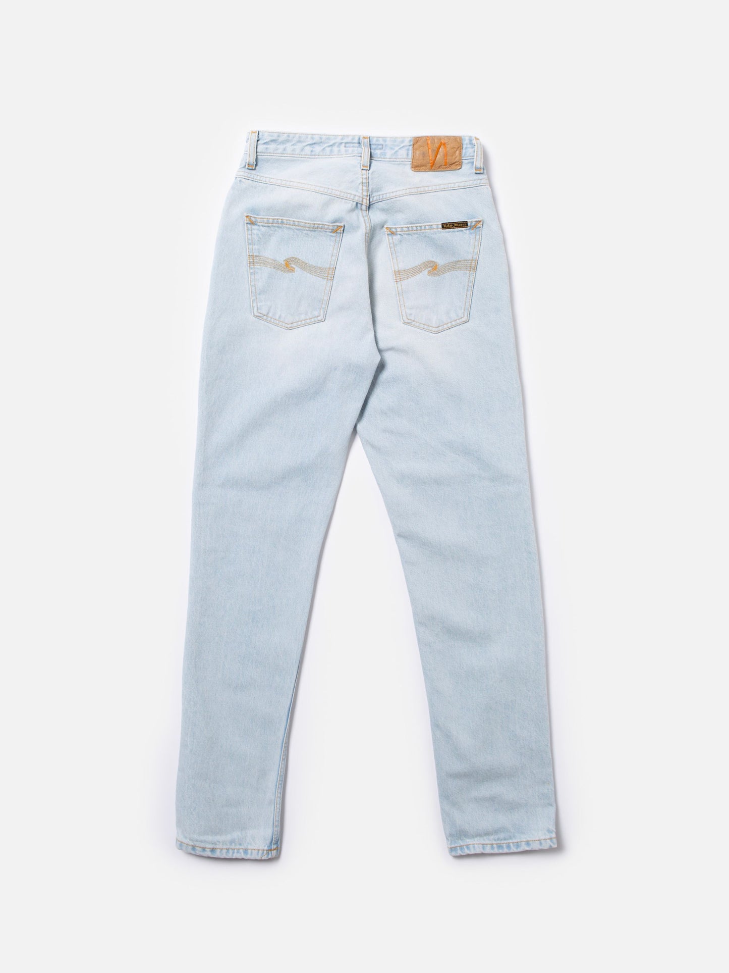 Jean mom en coton bio | bleu délavé "breezy britt sunday moon"
